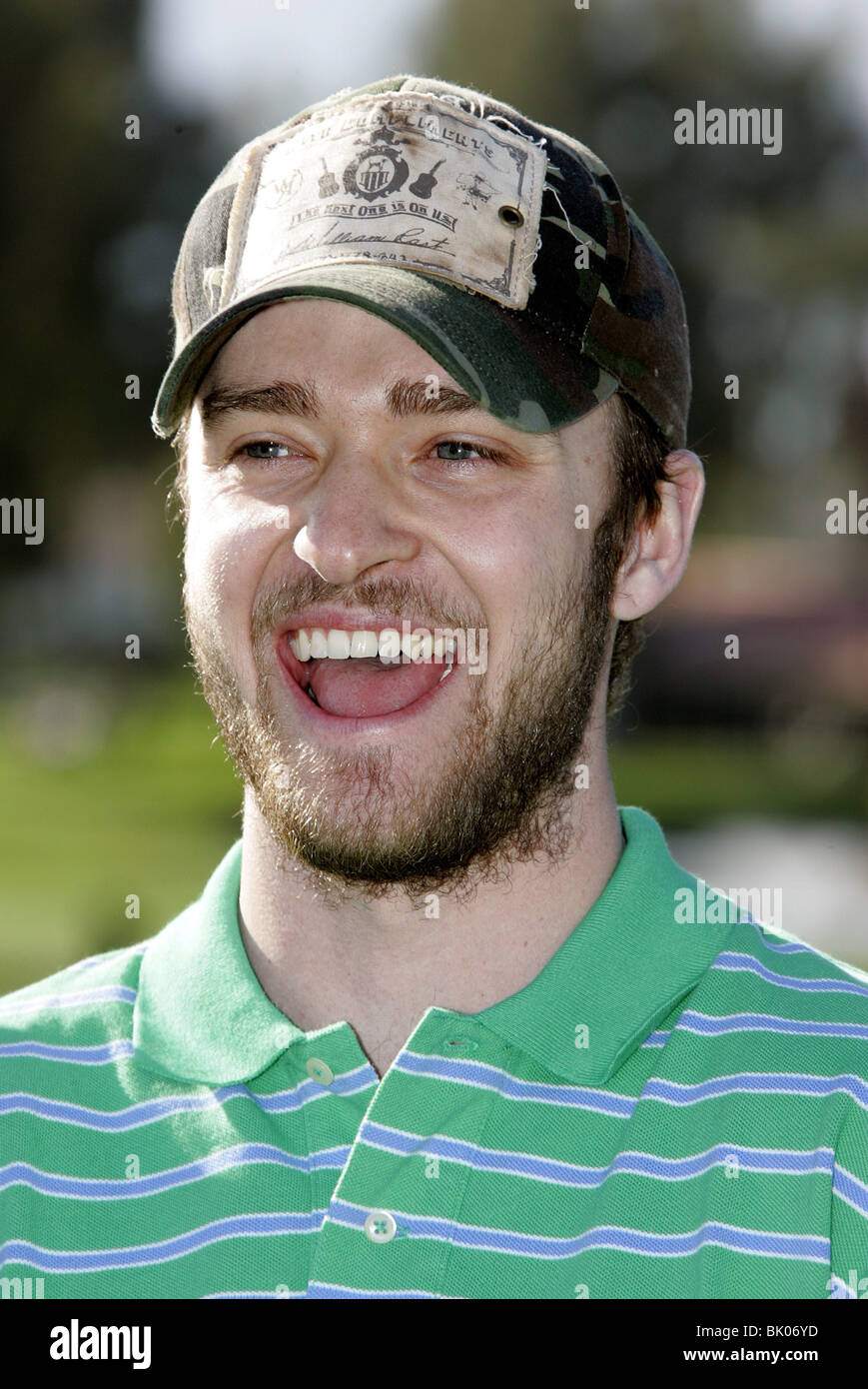 JUSTIN TIMBERLAKE BOB HOPE GOLF CLASSIC PALM SPRINGS Kalifornien USA 18. Januar 2006 Stockfoto