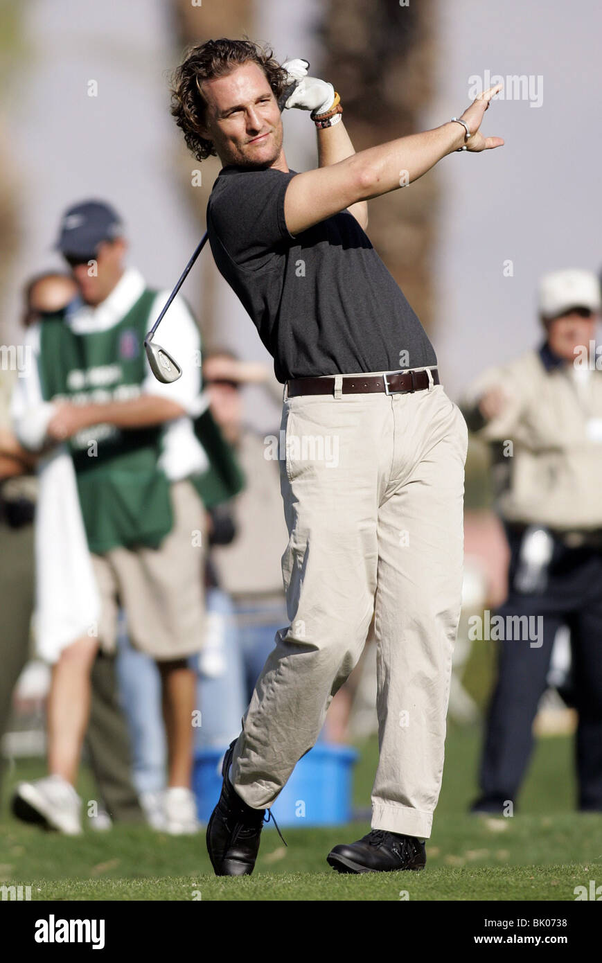 MATTHEW MCCONAUGHEY BOB HOPE GOLF CLASSIC PALM SPRINGS Kalifornien USA 18. Januar 2006 Stockfoto