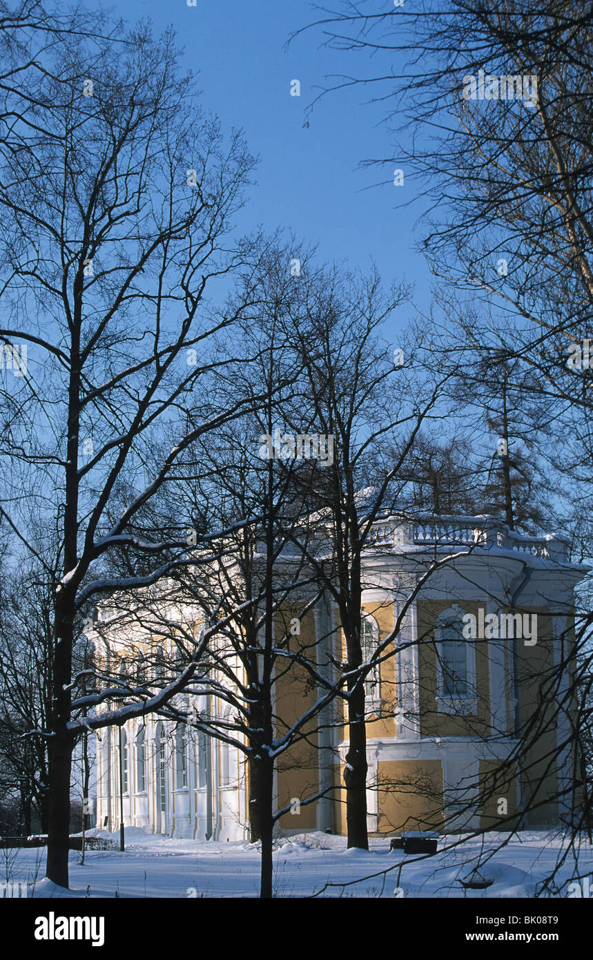 Russland, St. Petersburg Region, Peter III Pavillon, Lomonosov Stockfoto