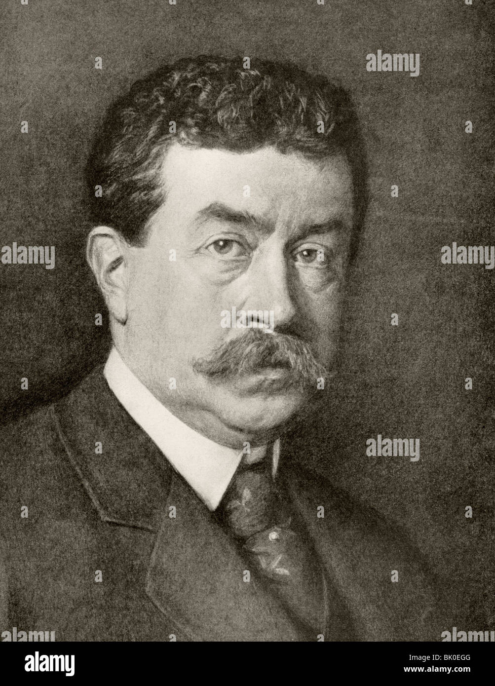 Paul Painlevé 1863 – 1933. Französischer Politiker und Mathematiker. War zweimal Premierminister der Dritten Republik. Stockfoto