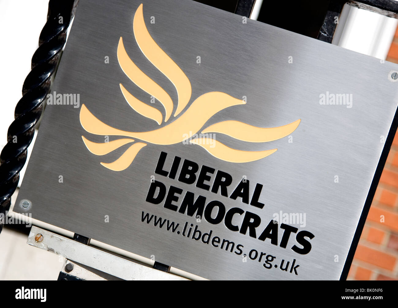 Liberal-demokratische Partei HQ, Cowley Street, London Stockfoto