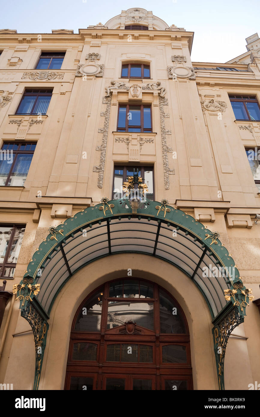 Gemeindehaus, Obecní Dům, Prag, Tschechische Republik Stockfoto