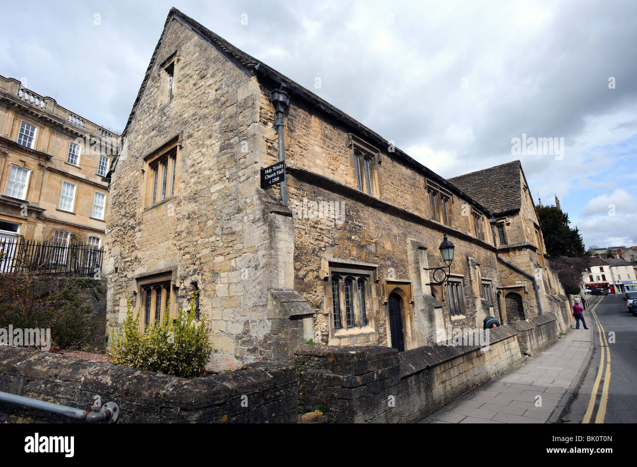 Heiligen Dreifaltigkeit Kirche Halle in Bradford on Avon, gebaut im Jahr 1500 von Thomas Horton Stockfoto