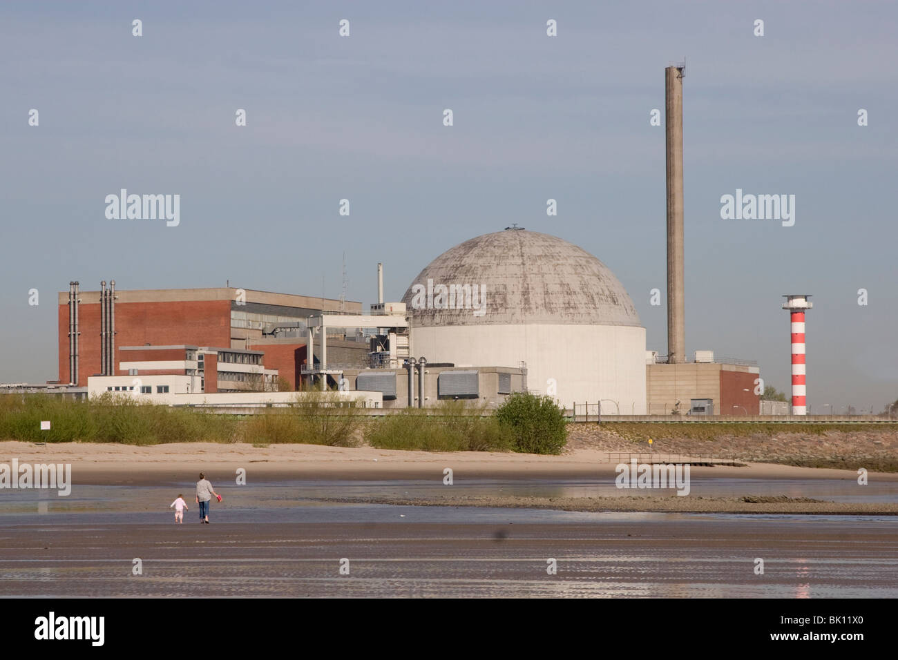 Unwirksame Kernkraftwerk Stockfoto