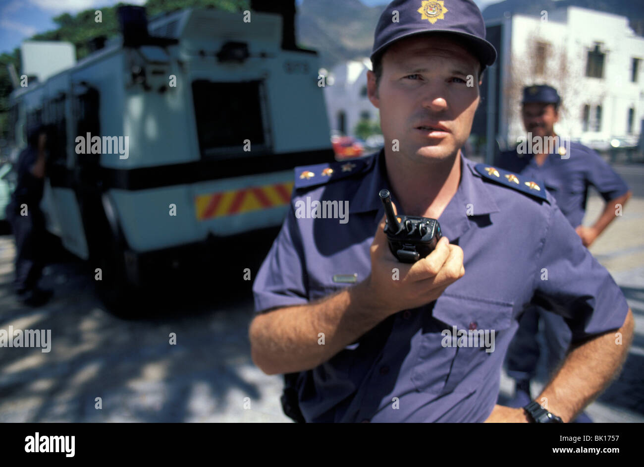 Südafrika, Cape Town, Sicherheit erste Stockfoto