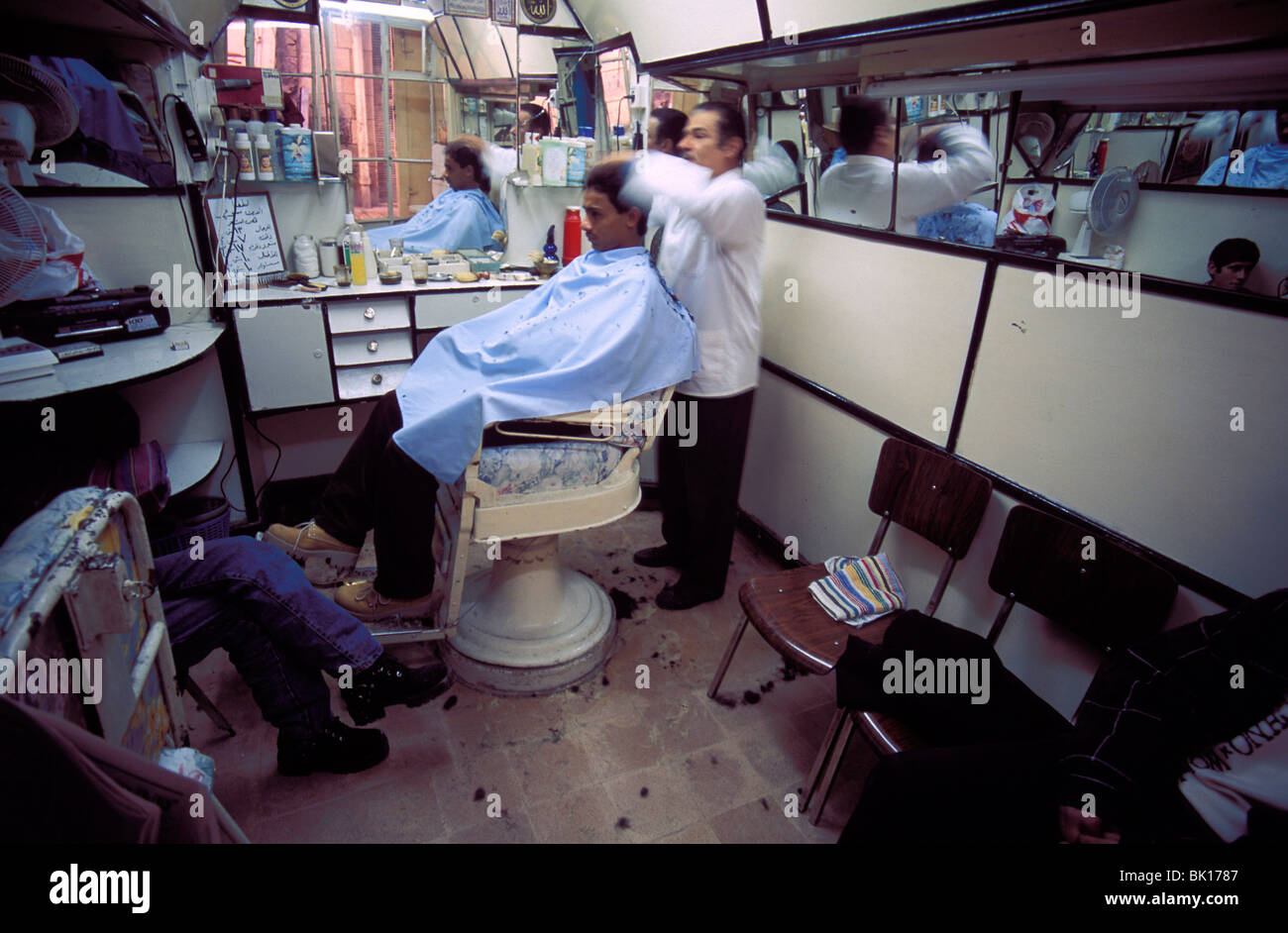 Jerusalem, Altstadt, Friseur Stockfoto
