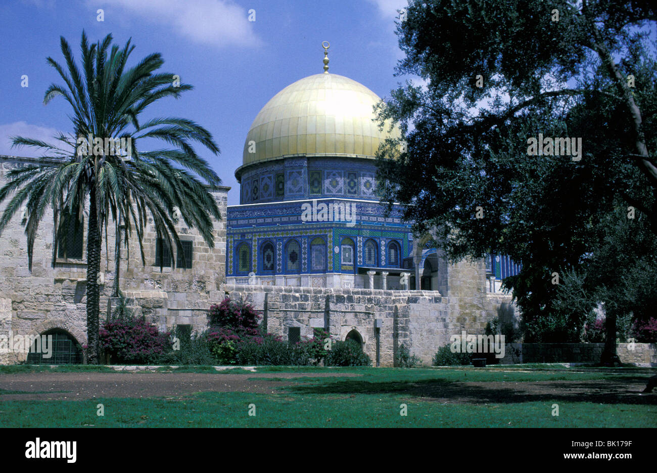 Jerusalem, Altstadt, der Felsendom auf dem Tempelberg Stockfoto
