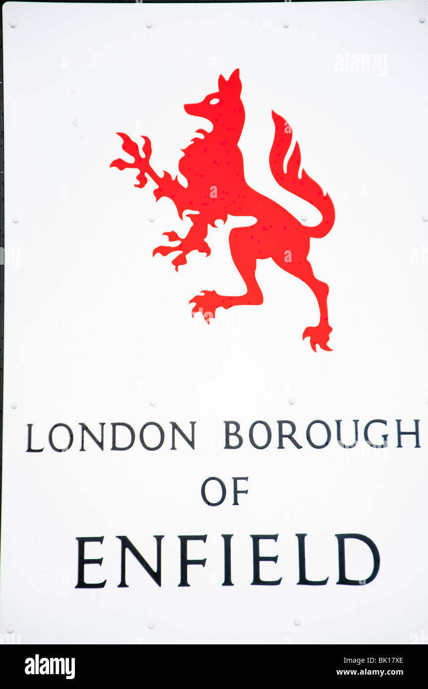 London Borough von Enfield Stockfoto