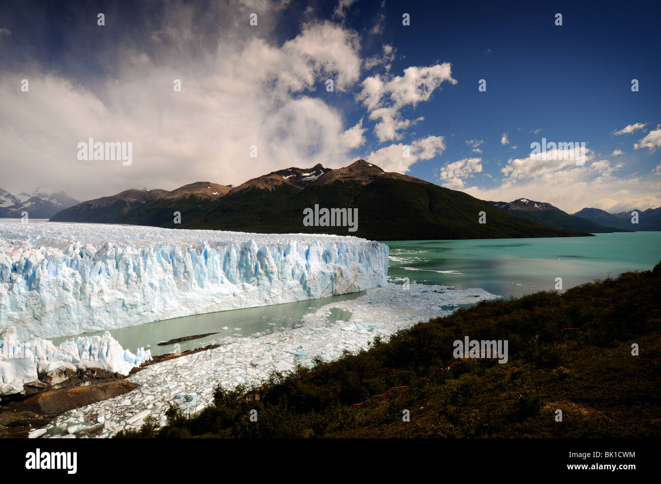 Perito Moreno-Gletscher im argentinischen Patagonien Stockfoto