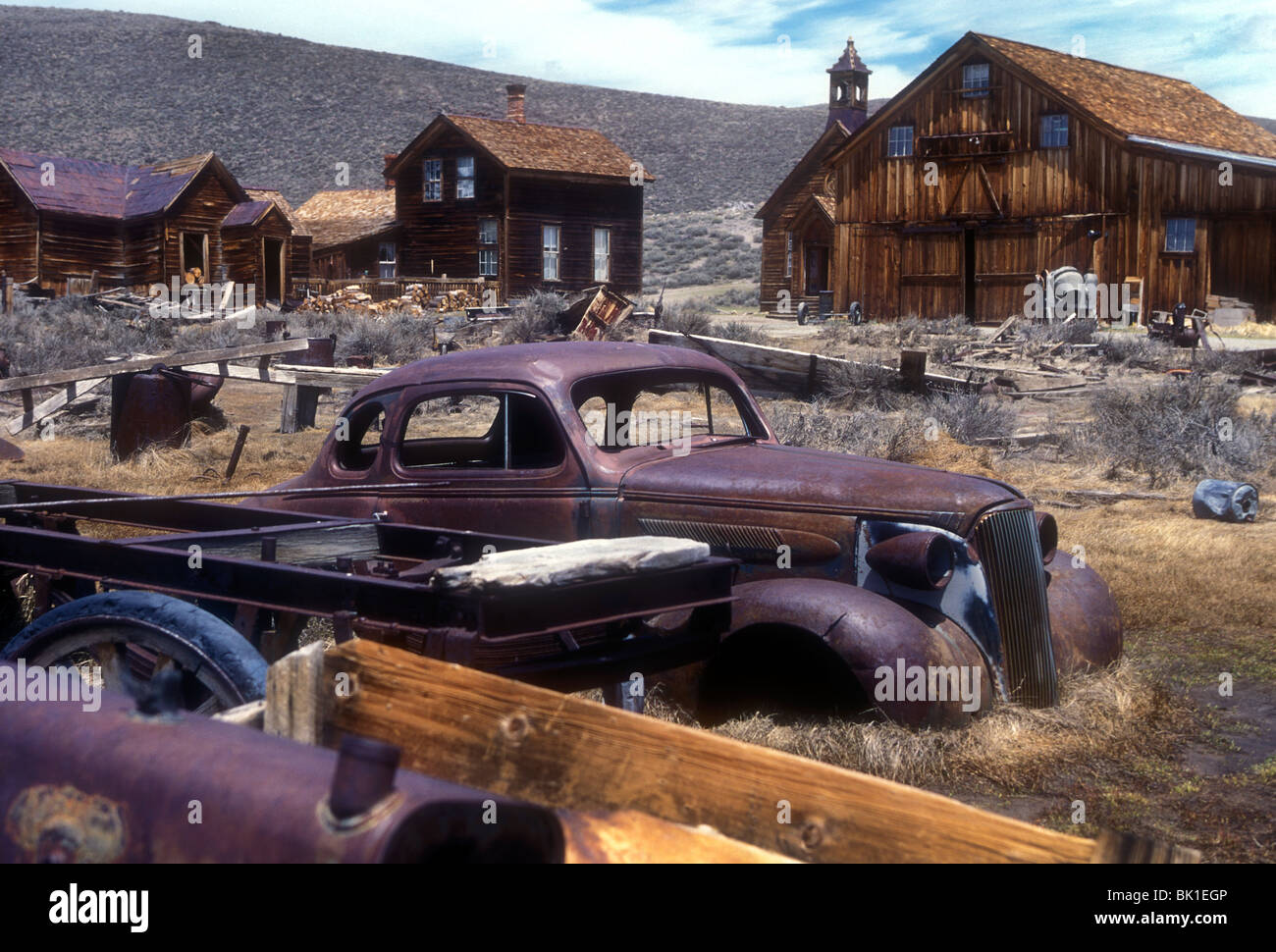 Bodie Geisterstadt in Kalifornien, USA Stockfoto