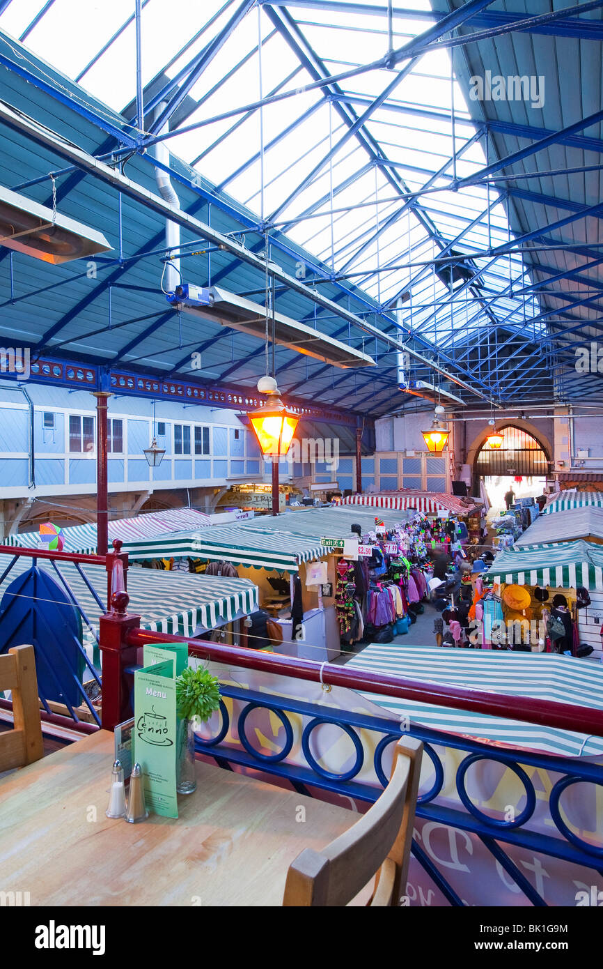 Die Markthalle in der Stadt Durham Stockfoto