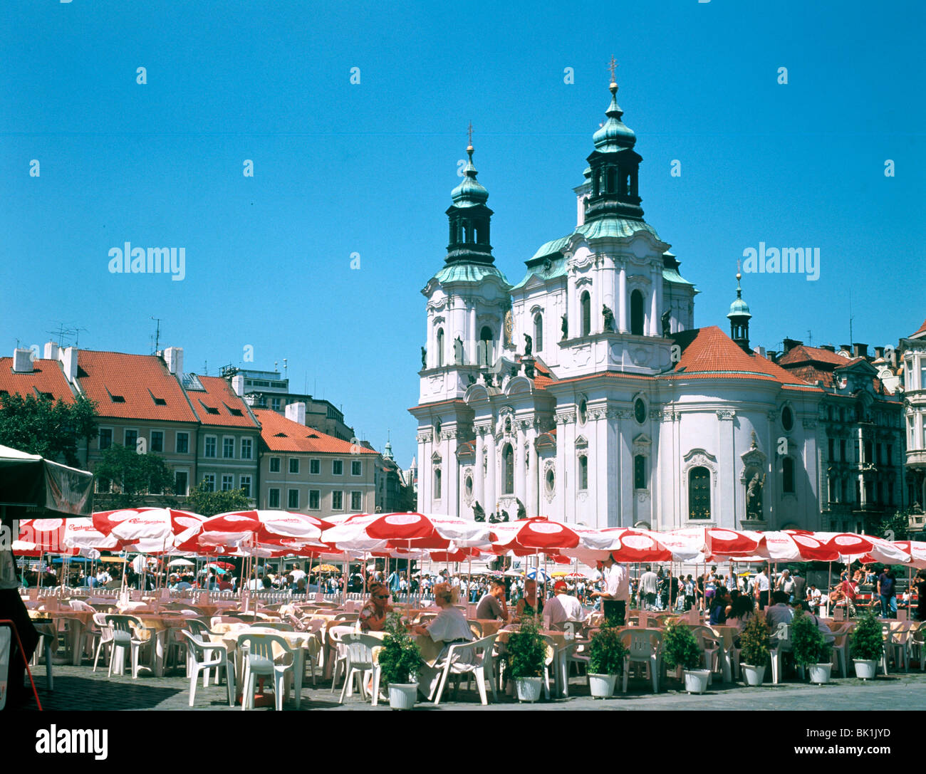 Altstädter Ring, Prag, Tschechische Republik. Stockfoto