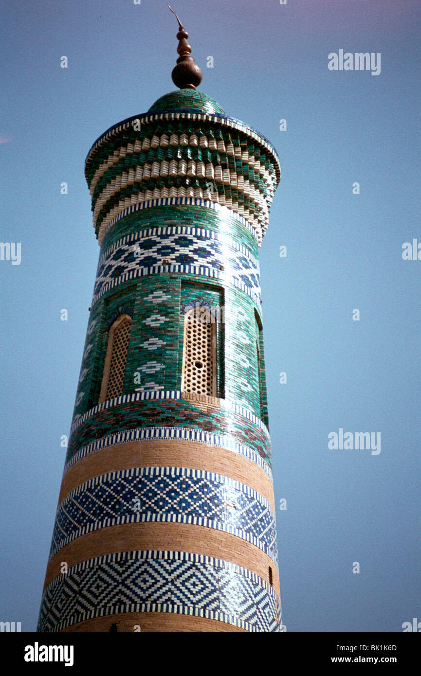 Moschee, Chiwa, Usbekistan Stockfoto