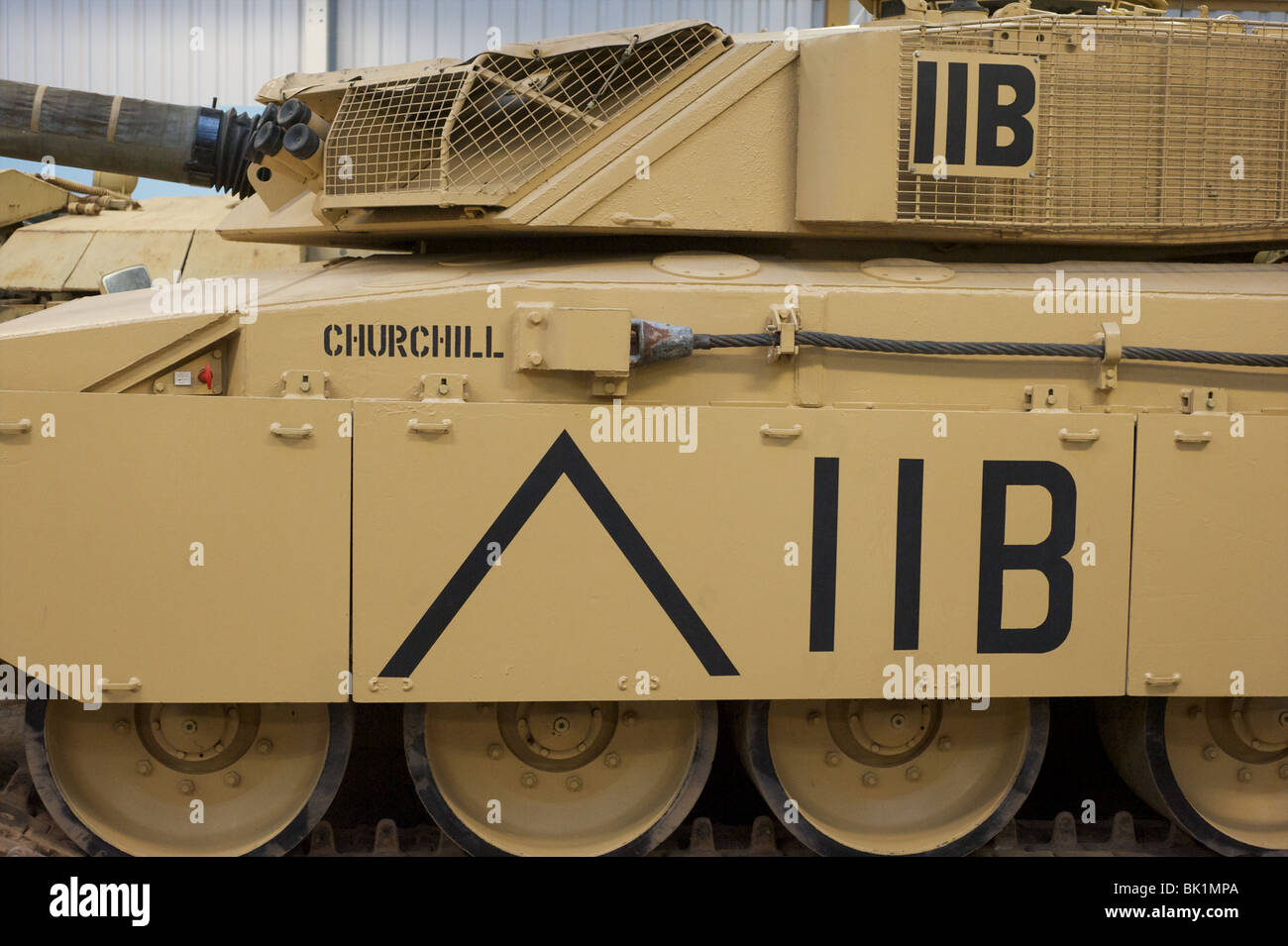 Tank im Museum Stockfoto