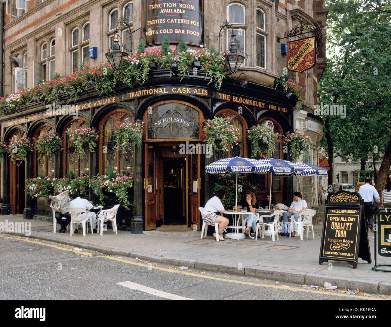 Bloomsbury Pub, London, Vereinigtes Königreich. Stockfoto