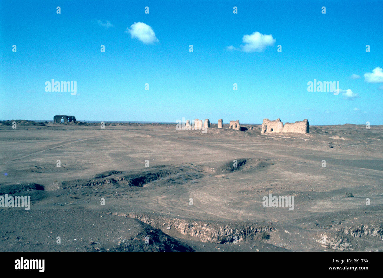 Ruinen des Palastes der Kalif, Samarra, Irak, 1977. Stockfoto