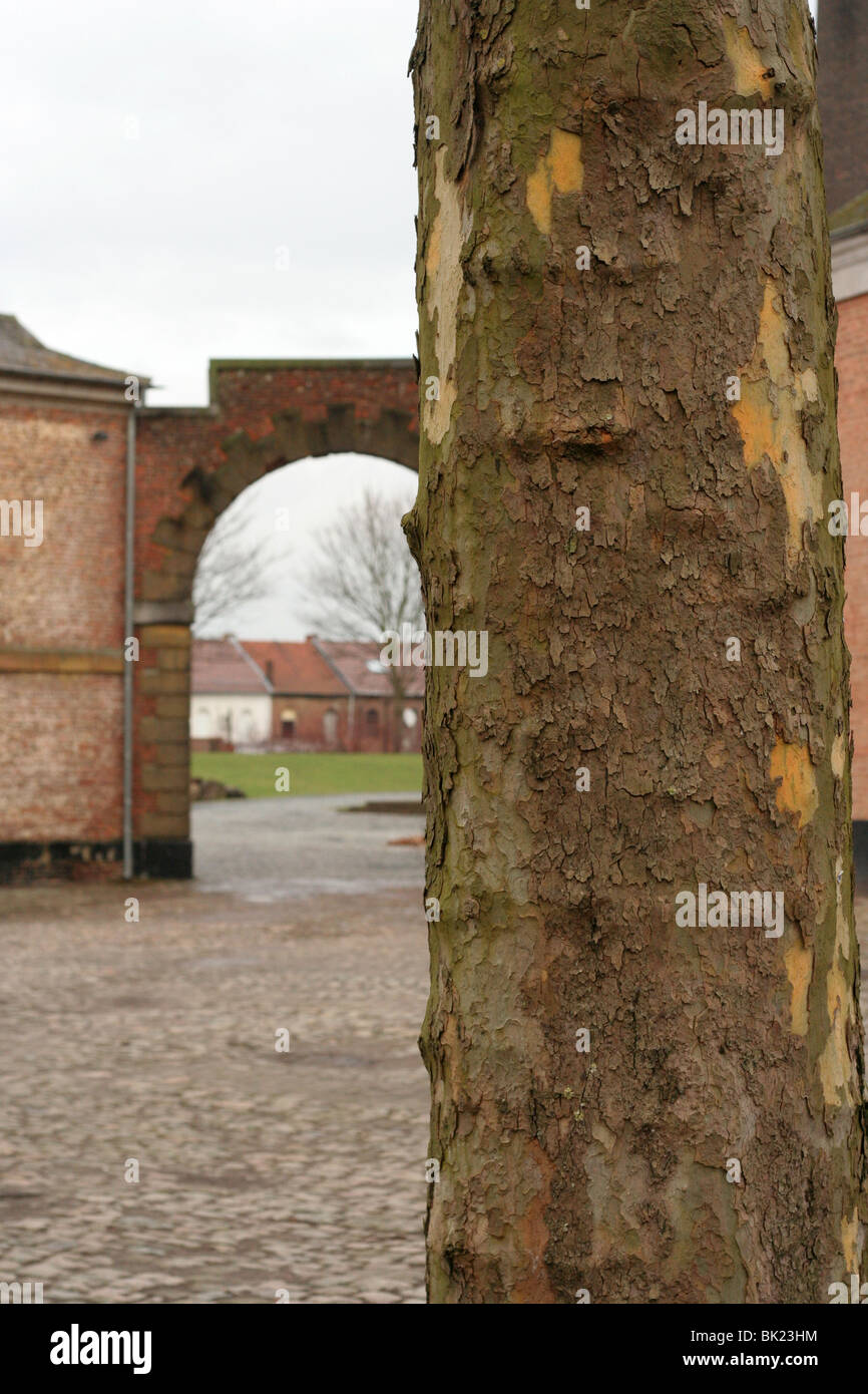 Grand Hornu, Alte Kohlenmine in Mons Borinage, Belgien Stockfoto