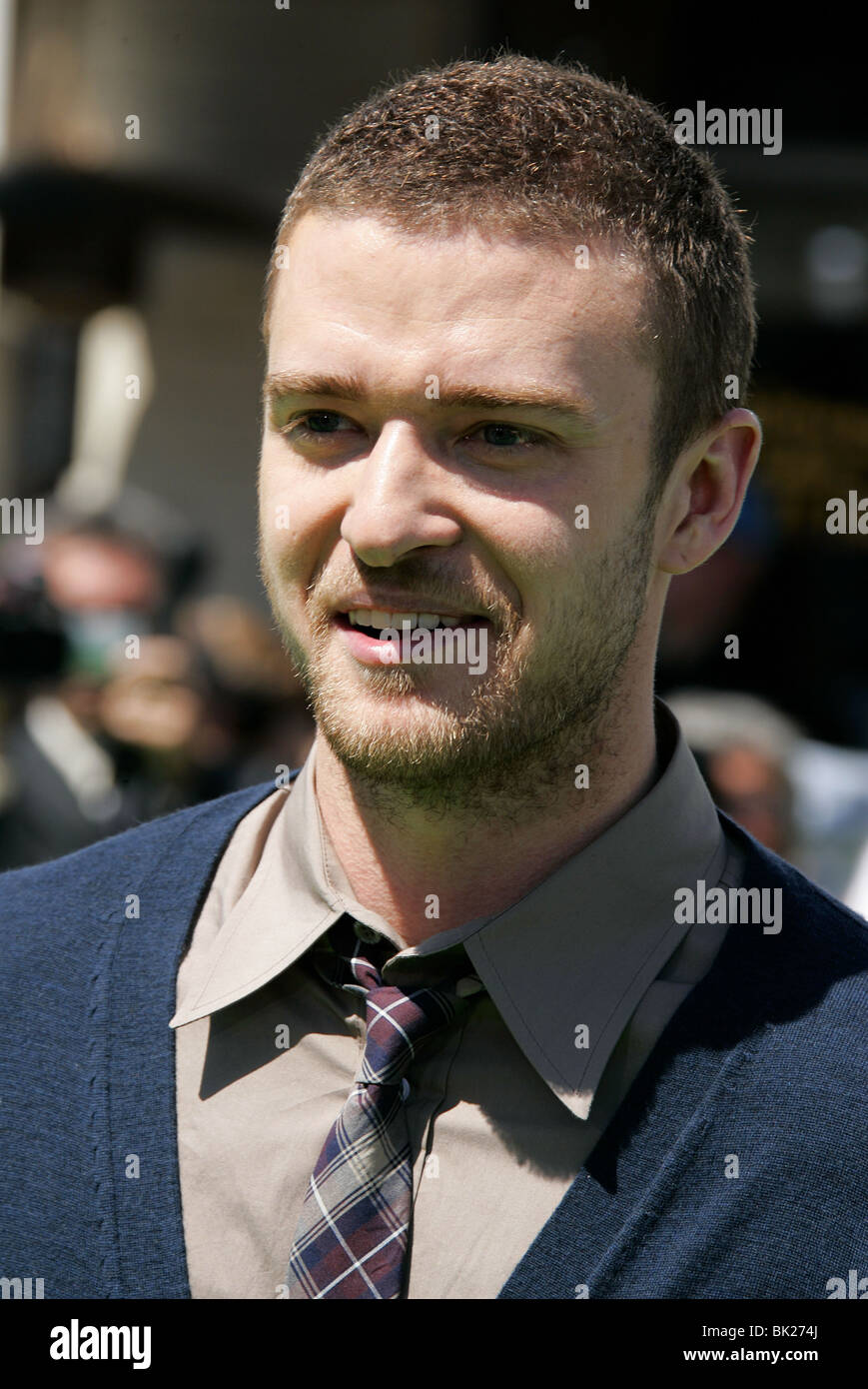 JUSTIN TIMBERLAKE SHREK der dritte LOS ANGELES PREMIERE WESTWOOD LOS ANGELES USA 6. Mai 2007 Stockfoto