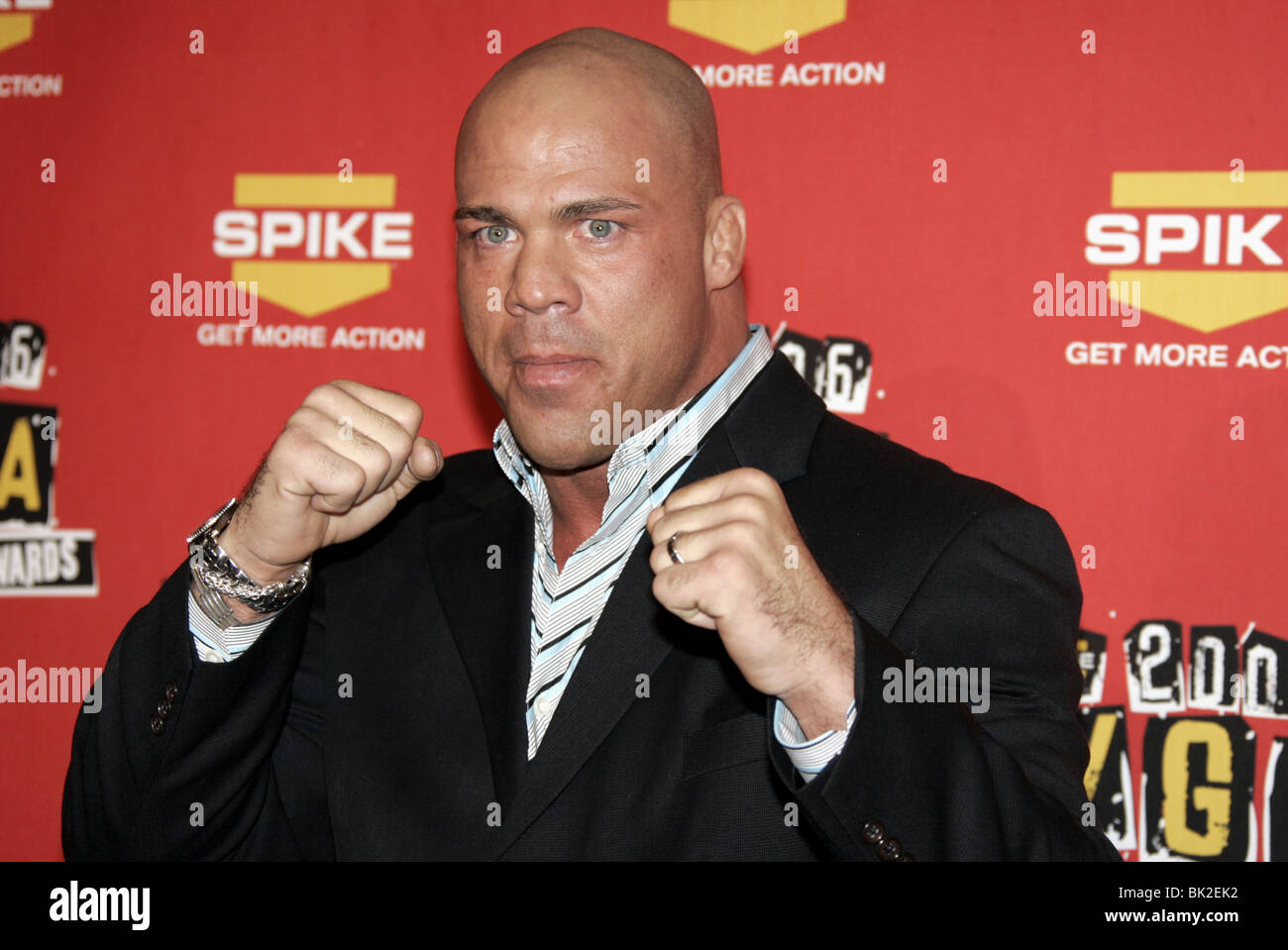KURT ANGLE SPIKE TV 2006 VIDEO GAME AWARDS DOWNTOWN LOS ANGELES USA 08 Dezember 2006 Stockfoto