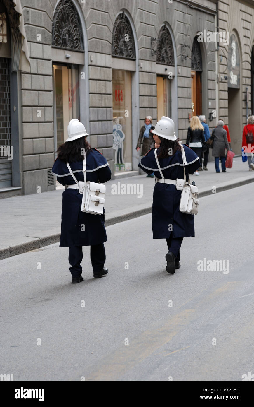 Italienische Polizei Frauen Stockfoto