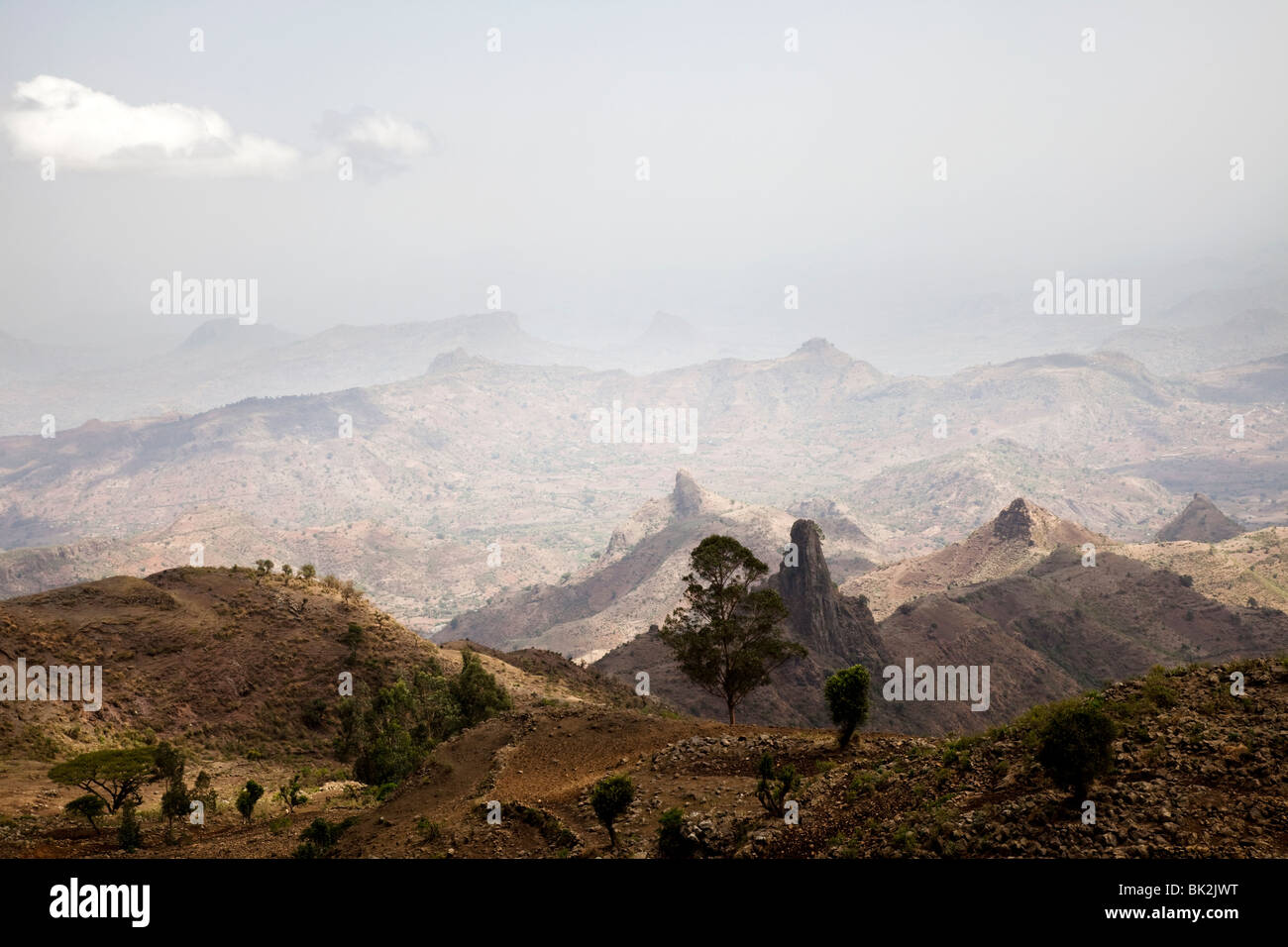 Nationalpark Simien Äthiopien Stockfoto