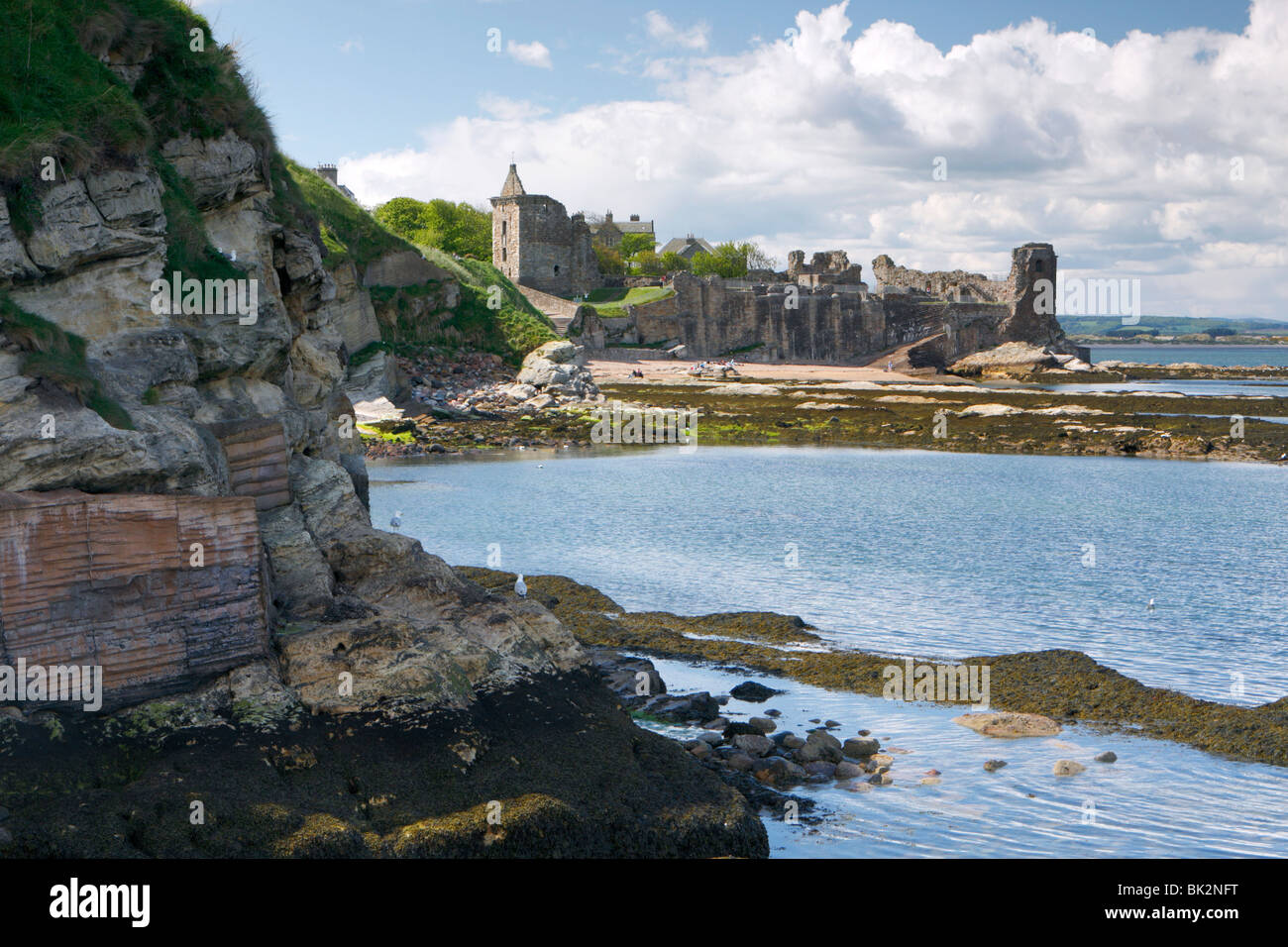 Burg von St Andrews, Fife, Schottland, 2009. Stockfoto