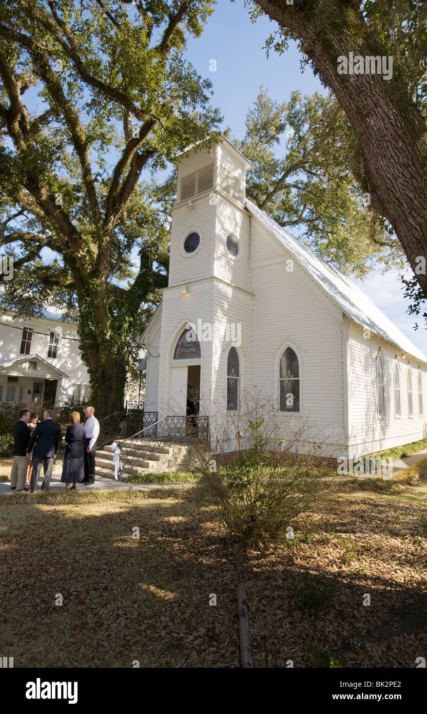 Methodist Episcopal Church in St. Francisville, Louisiana Stockfoto