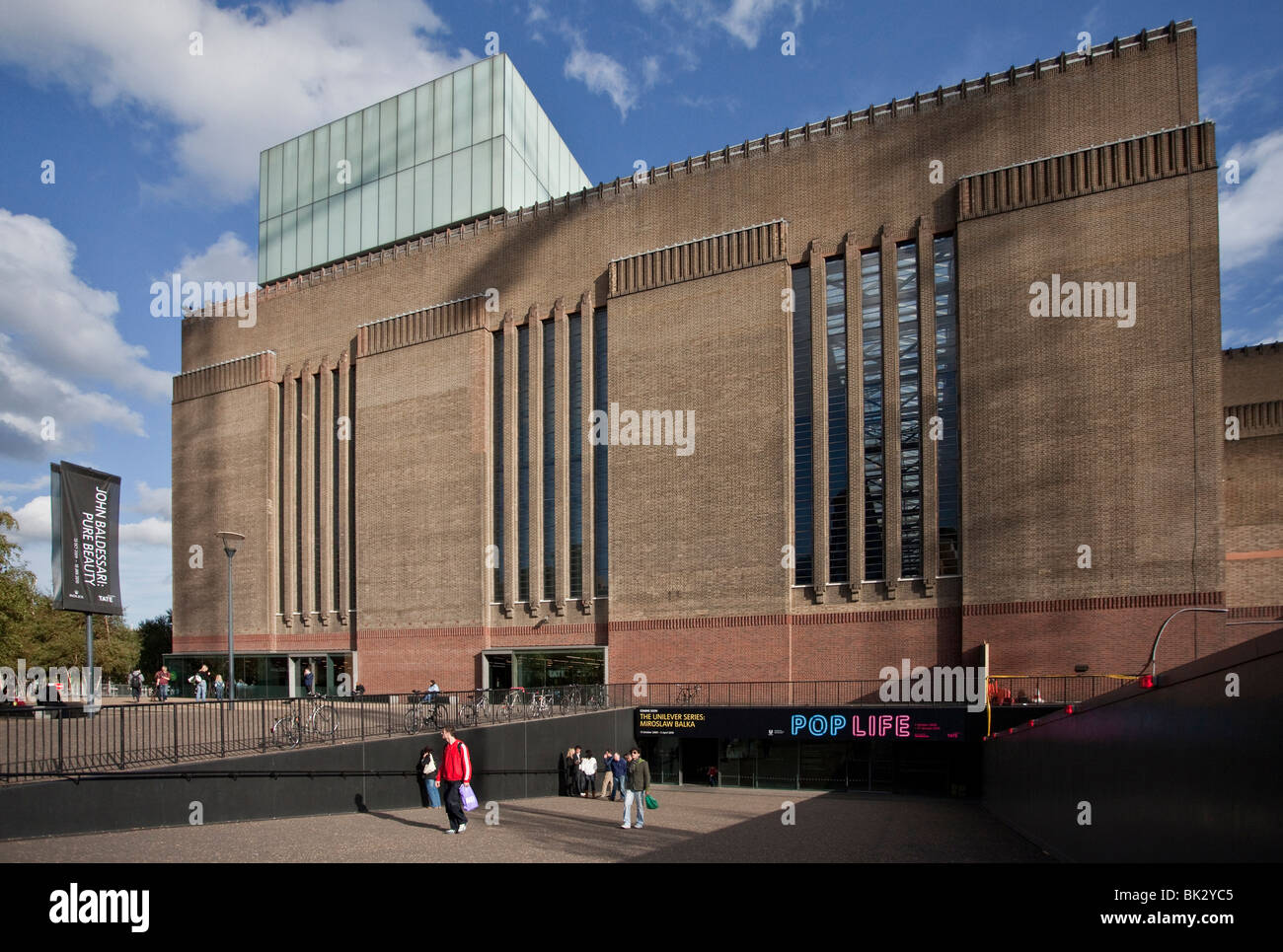 Die Tate Modern, Großbritanniens Nationalmuseum der internationalen modernen Kunst, London, UK Stockfoto