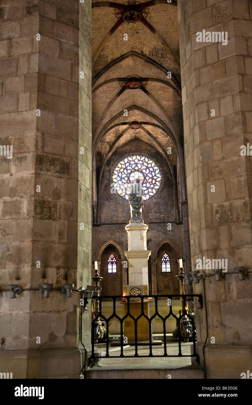 Kathedrale Santa Maria Del Mar Stockfoto