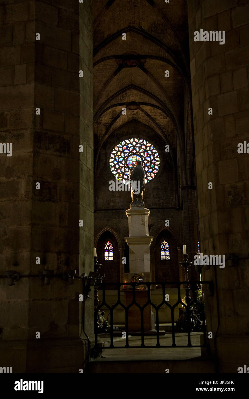 Kathedrale Santa Maria Del Mar Stockfoto