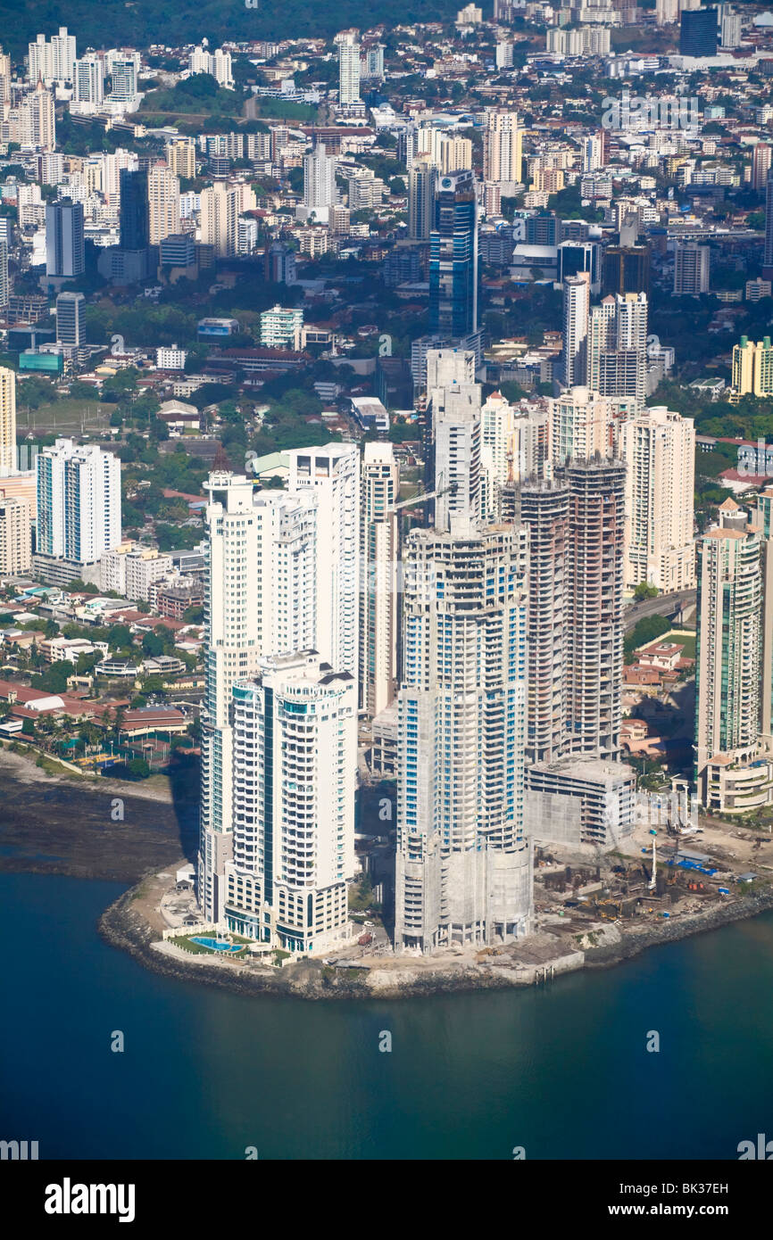 Luftaufnahme der Stadt, Panama City, Panama, Mittelamerika Stockfoto