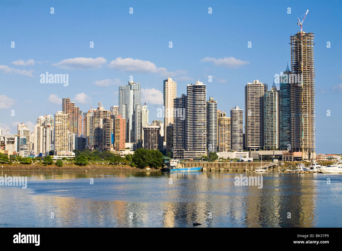 Avenue Balboa und Punta Paitilla, Panama City, Panama, Mittelamerika Stockfoto