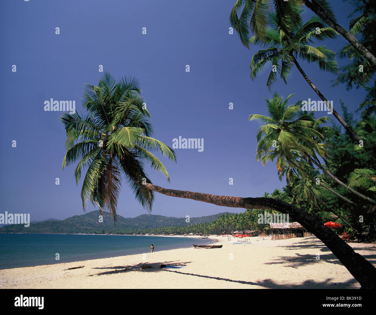 Strand, Dona Paula, Goa, Indien, Asien Stockfoto
