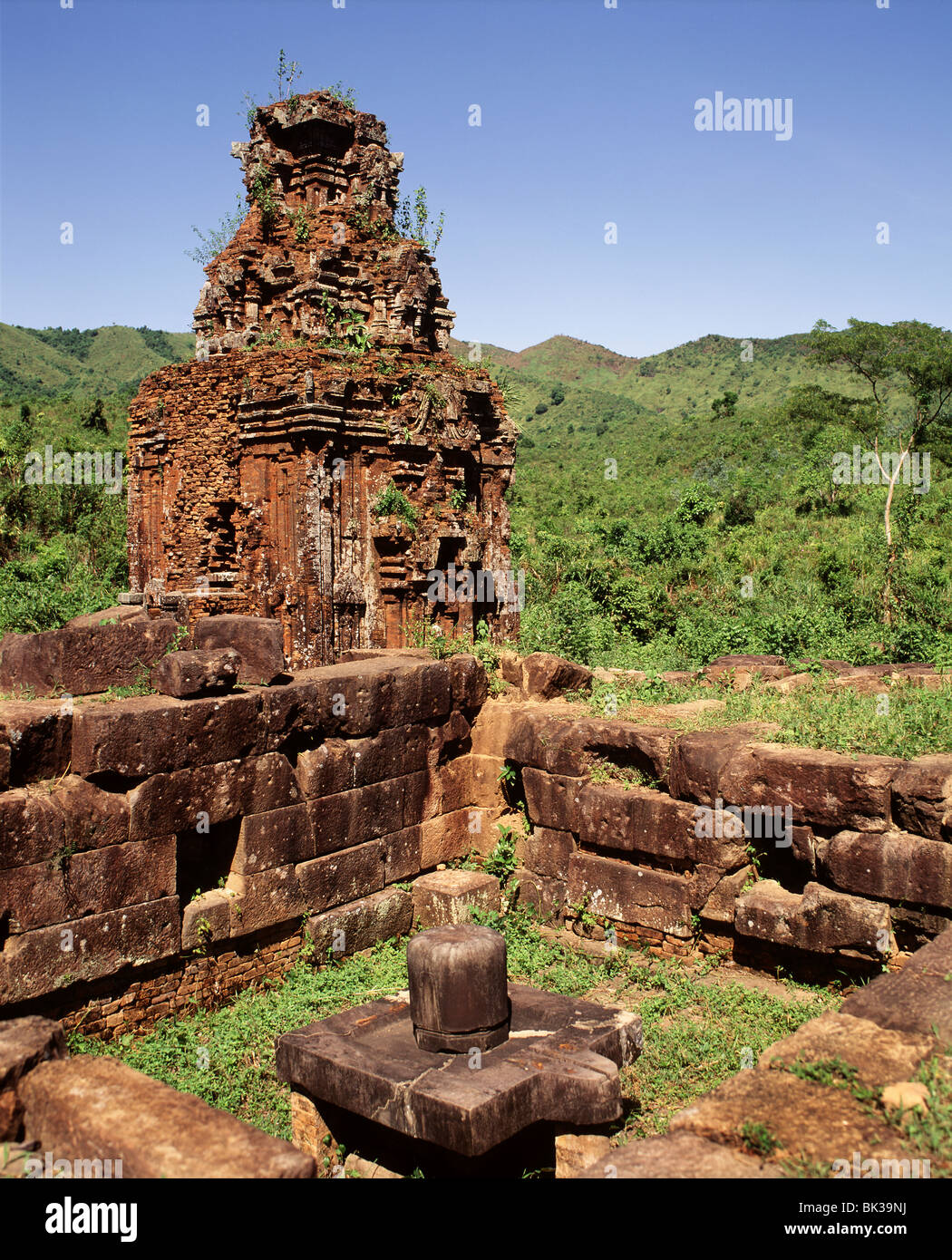 Ruinen des Heiligtums Cham meines Sohnes aus dem 7. bis 10. Jahrhundert, Indochina, Vietnam, Südostasien, Asien Stockfoto