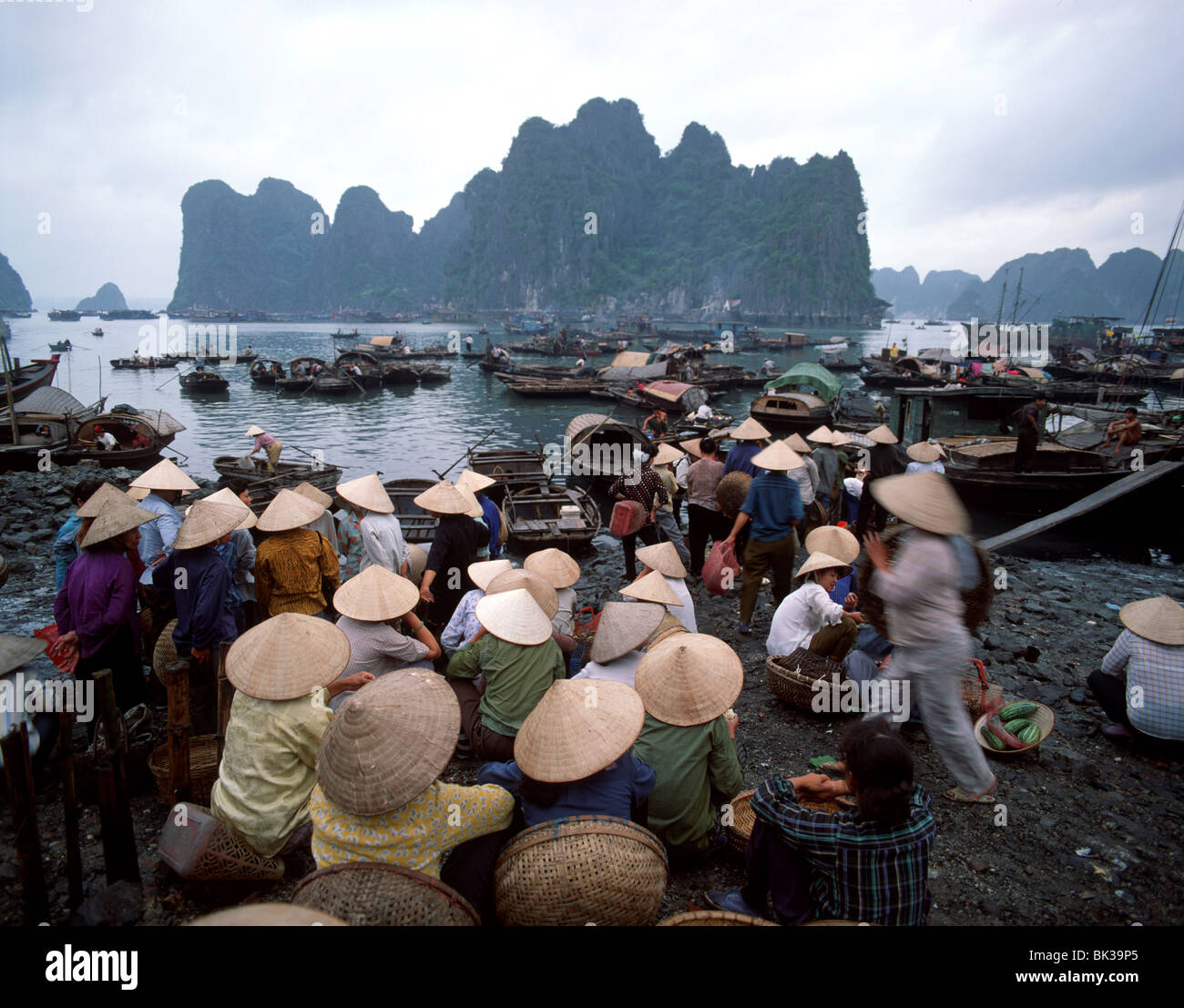 Halong Bucht, Vietnam, Indochina, Südostasien, Asien Stockfoto