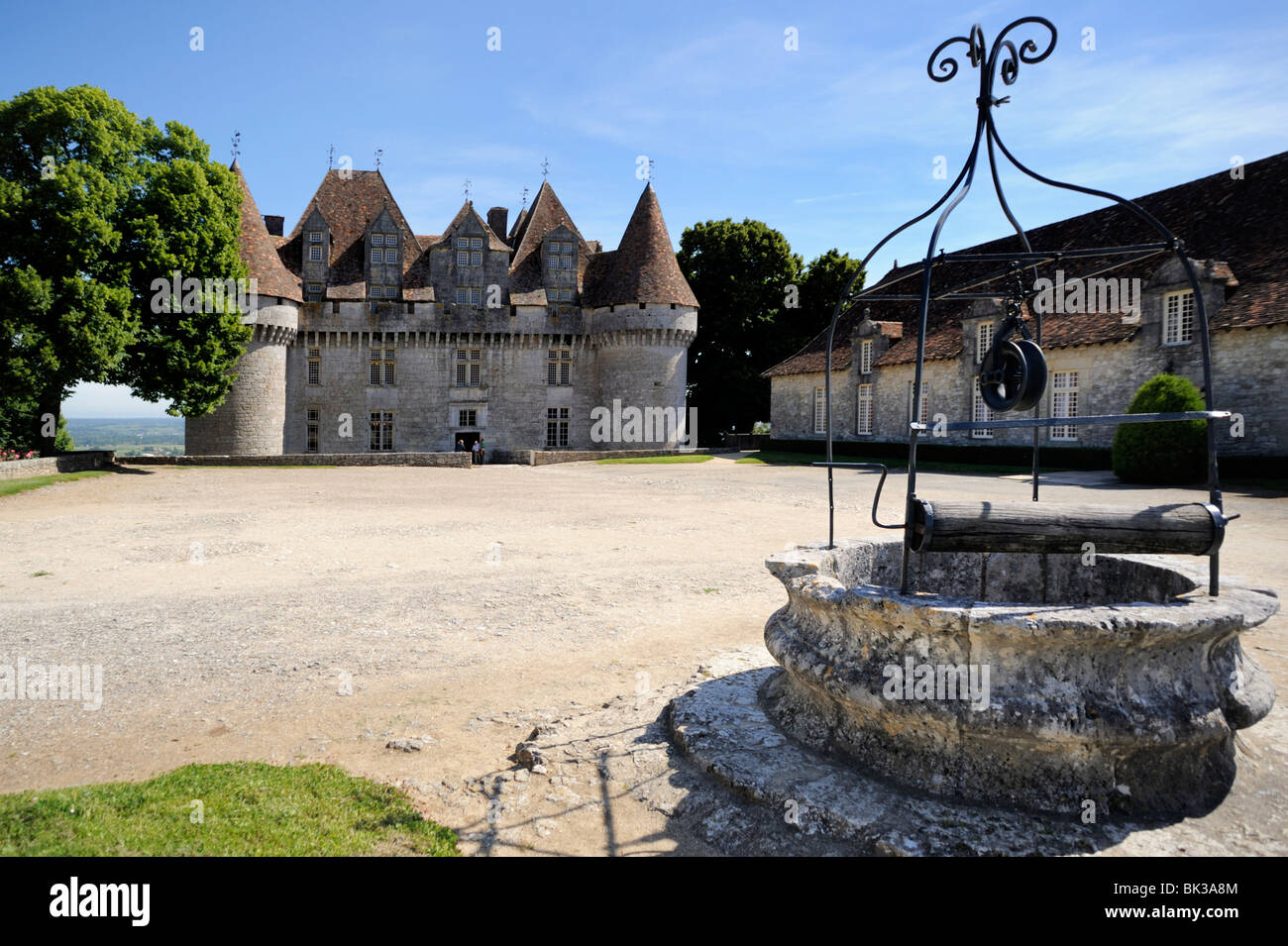 Alte gut am Chateau de Monbazillac, Monbazillac, Dordogne, Frankreich, Europa Stockfoto