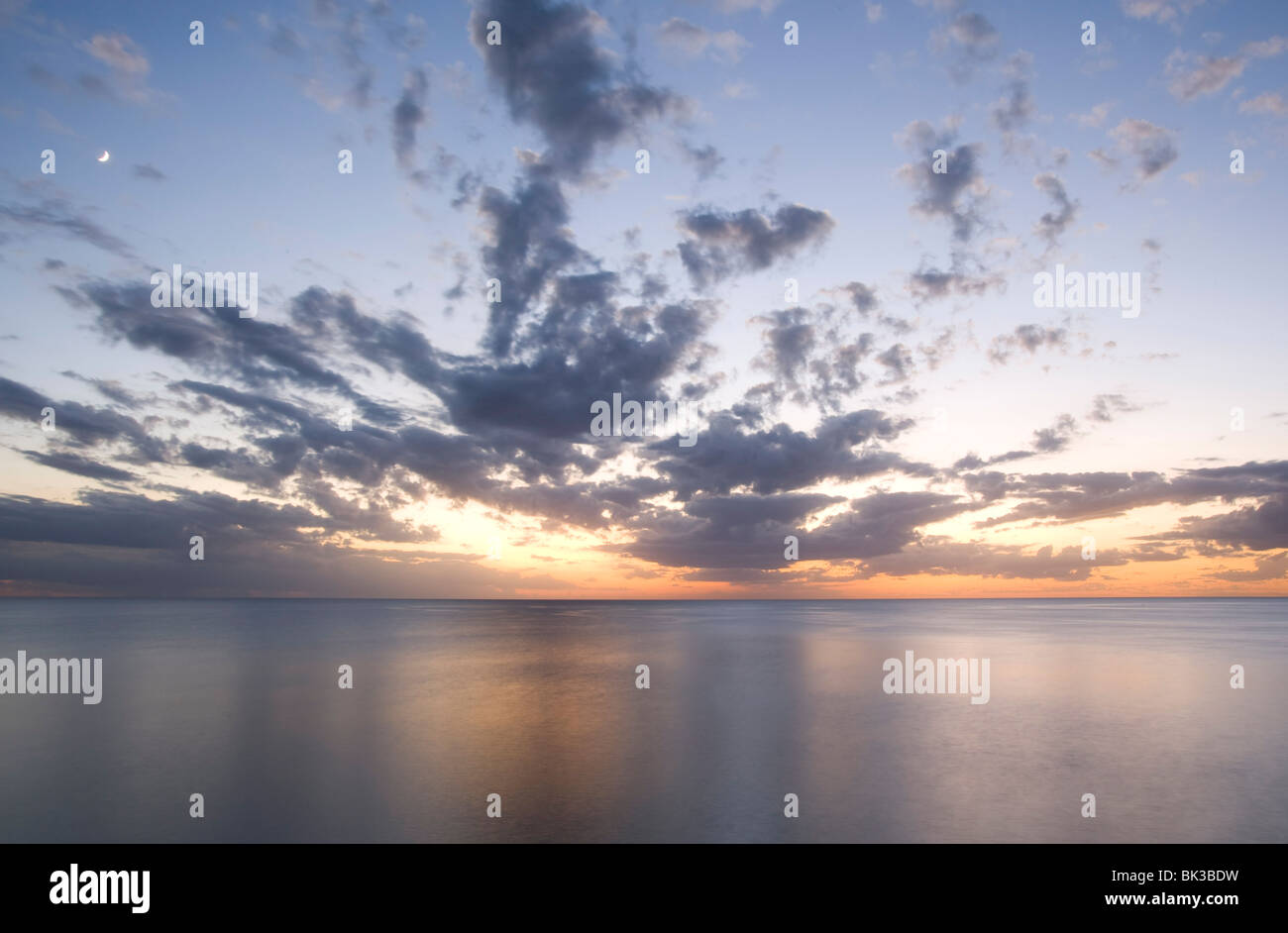 Sonnenuntergang auf Sanibel Island, Florida, Vereinigte Staaten von Amerika, Nordamerika Stockfoto