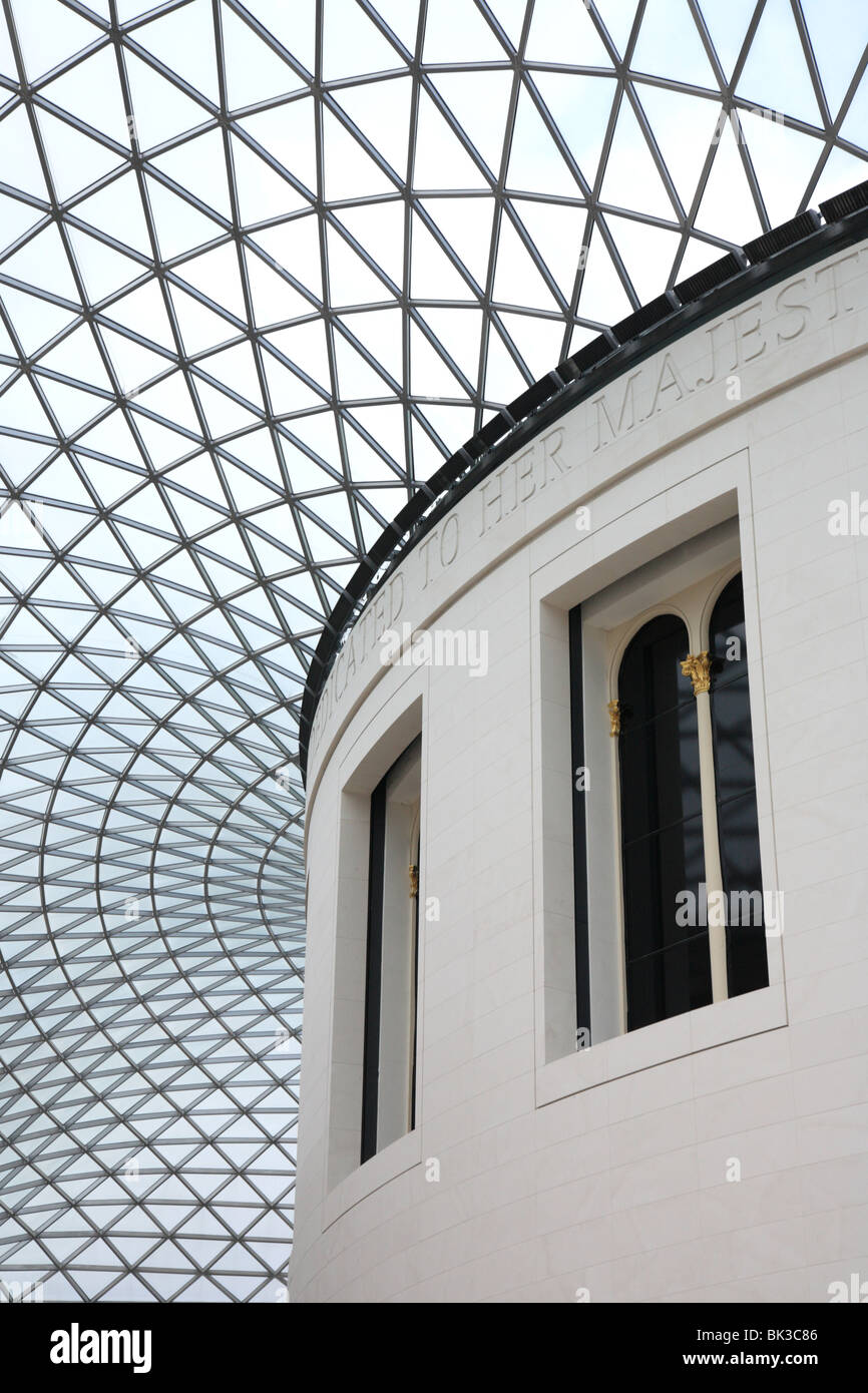 Decke, Detail, British Museum, London, England, UK Stockfoto