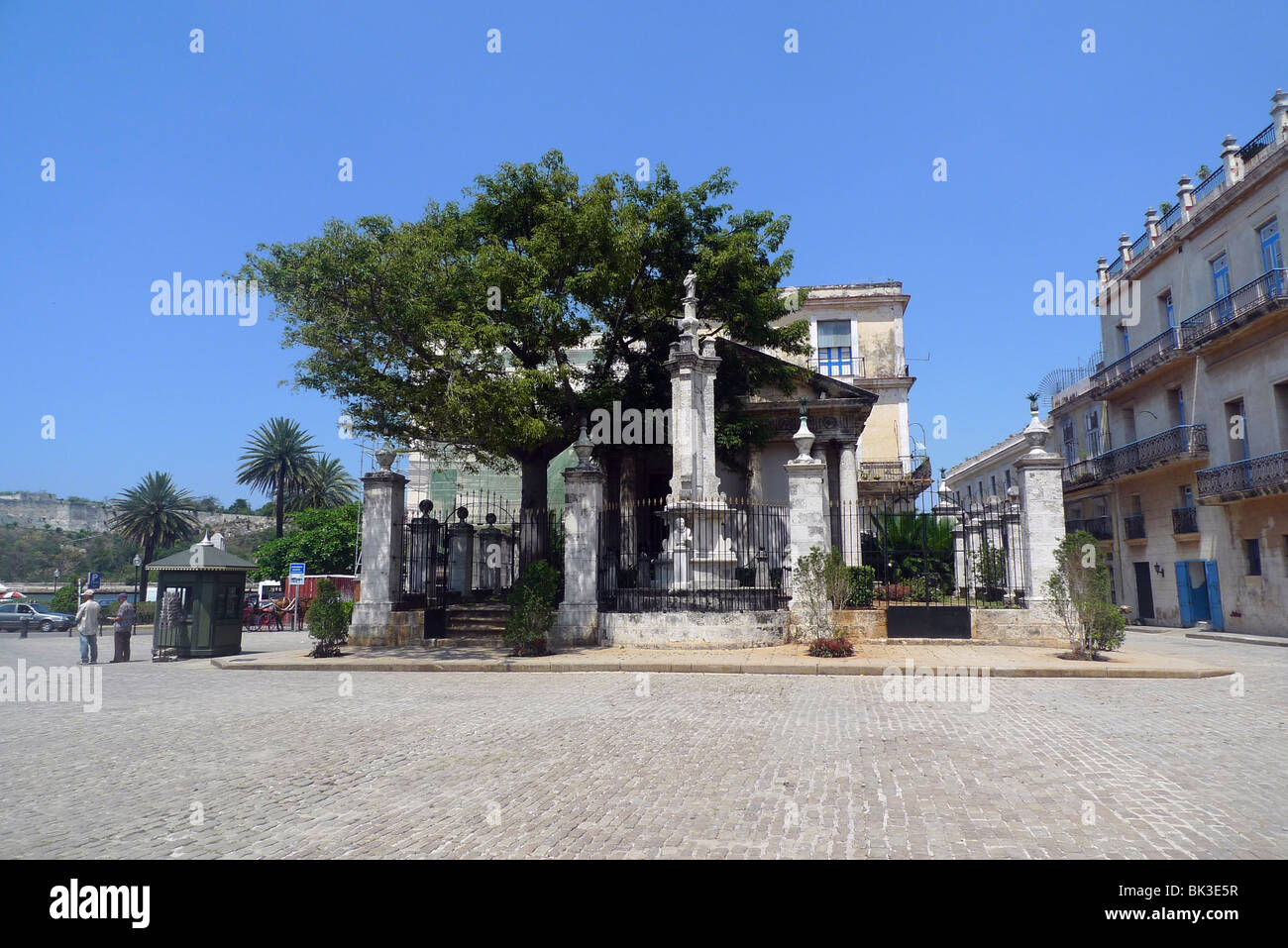 El Templete (kleiner Tempel), La Habana Vieja, Havanna, Kuba Stockfoto