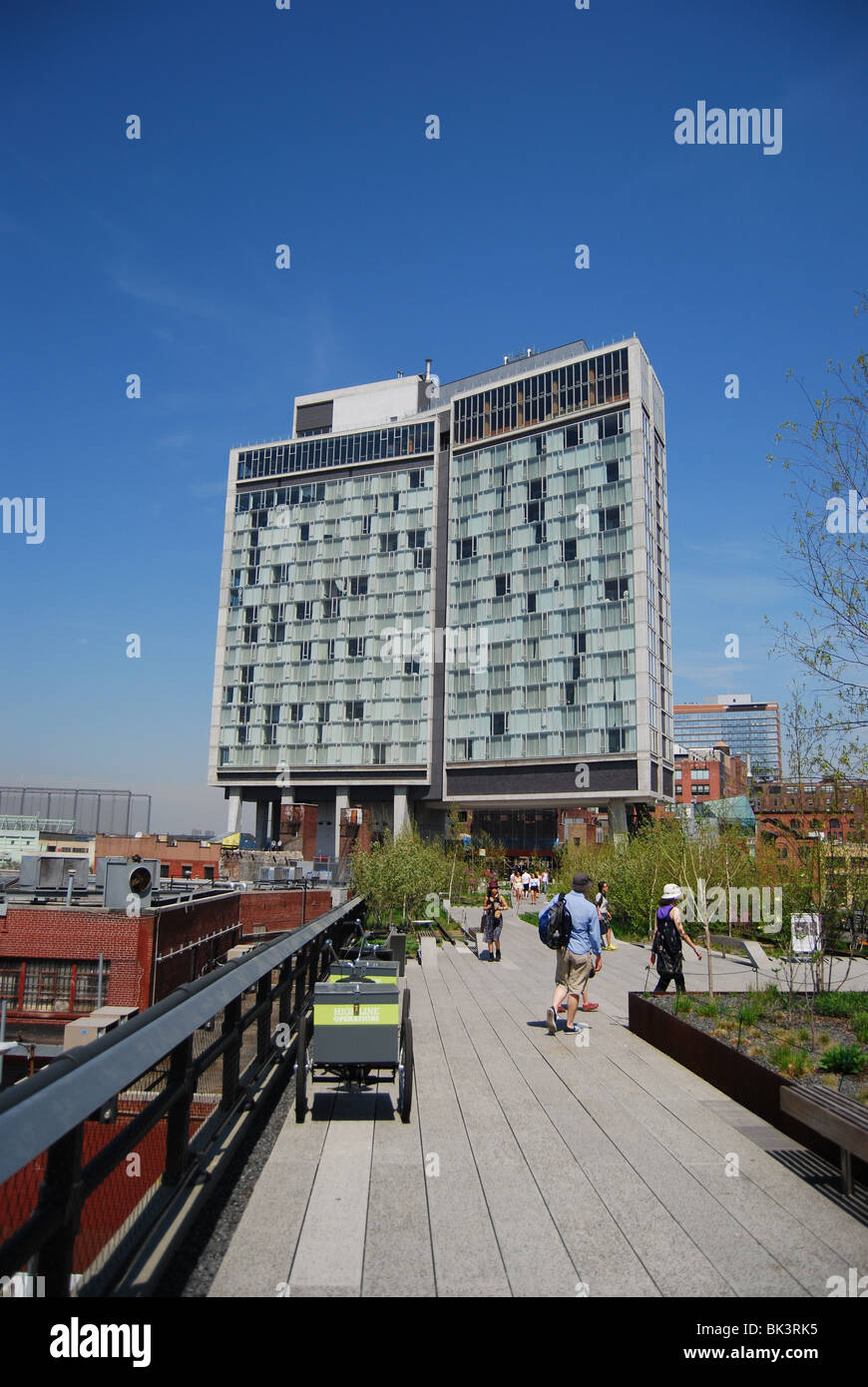 Der High Line Park, New York City, USA Stockfoto