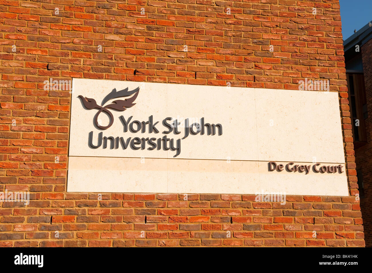 Universität York St. John De Grey Gericht York UK Stockfoto