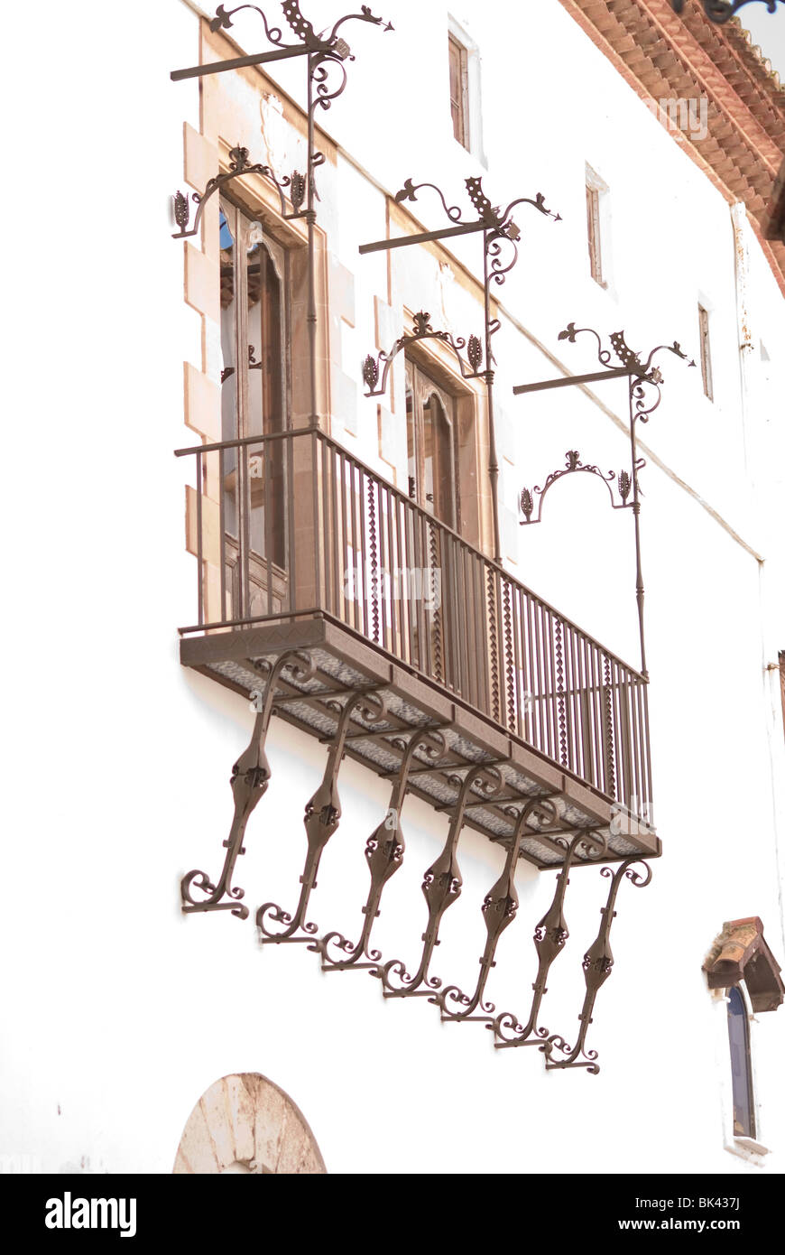 alte Stadt-Sitges, Barcelona - Spanien Stockfoto