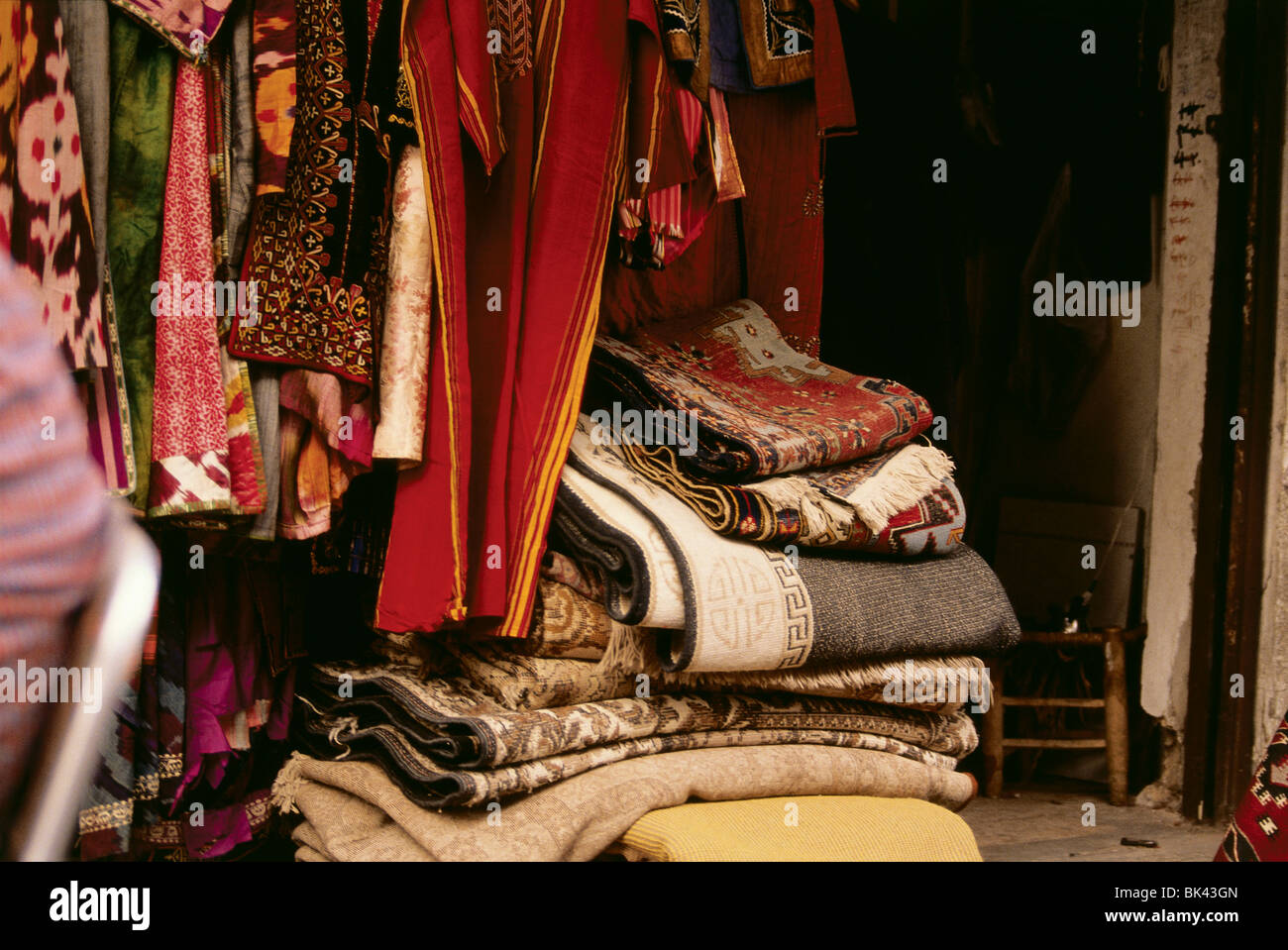 Teppiche und Textilien, Israel Stockfoto