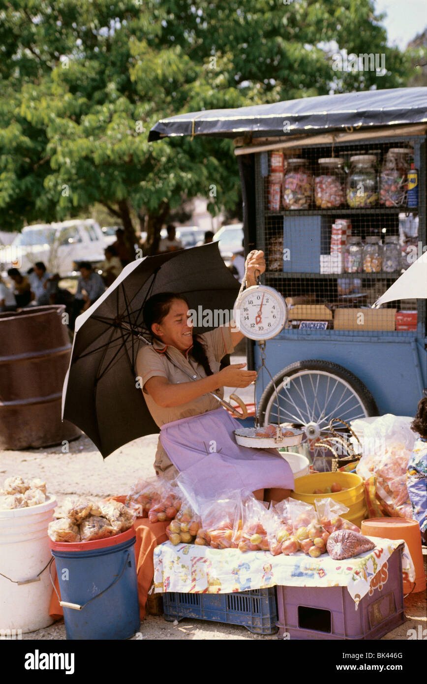 Marktplatz in Belize, Mittelamerika Stockfoto