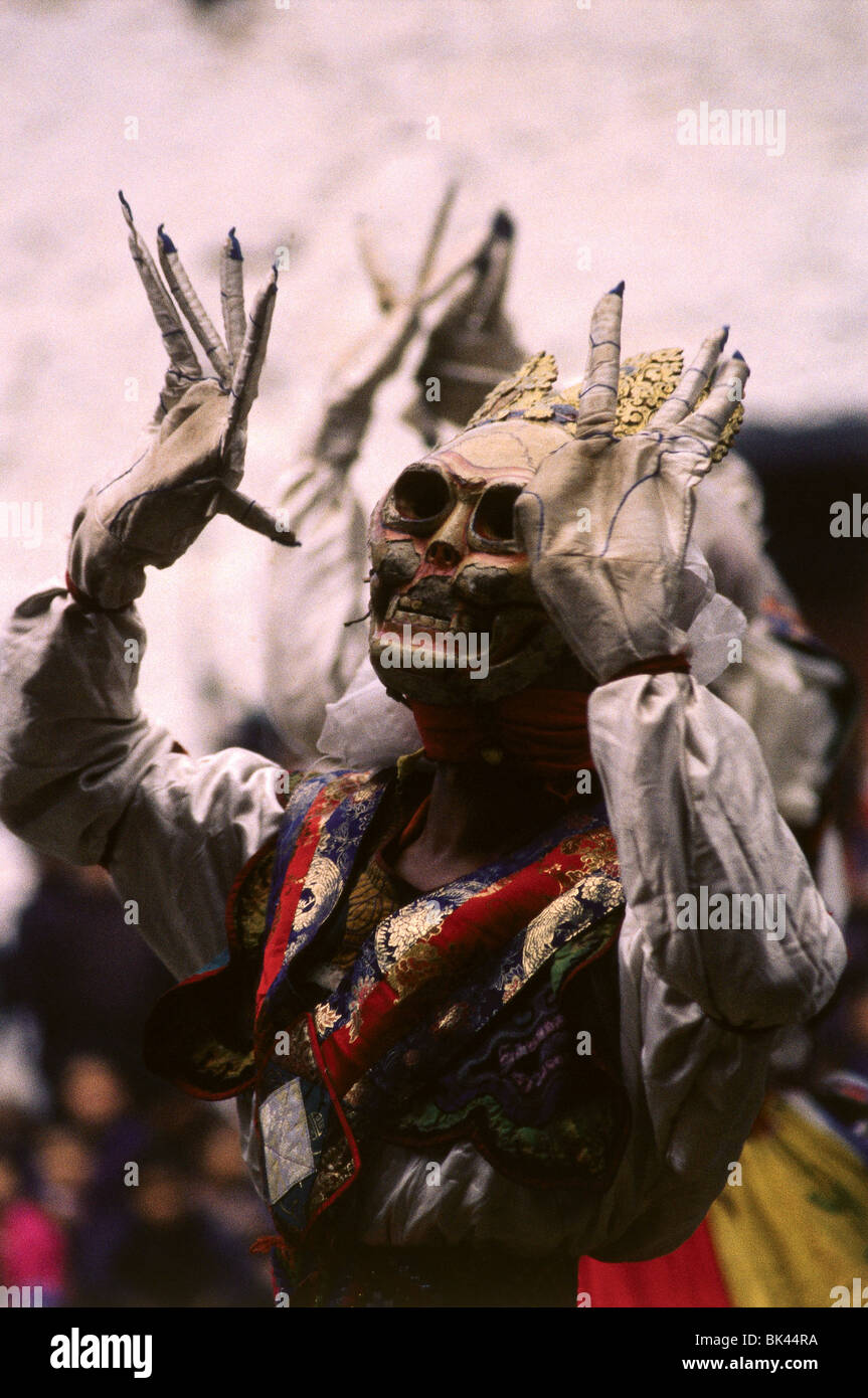 Lords of Feuerbestattung Gründe Dance (Durdag Bay Cham), Feuerbestattung Gründe vor dämonischen Feinde zu schützen, die Lehre von der Schaden würde Stockfoto