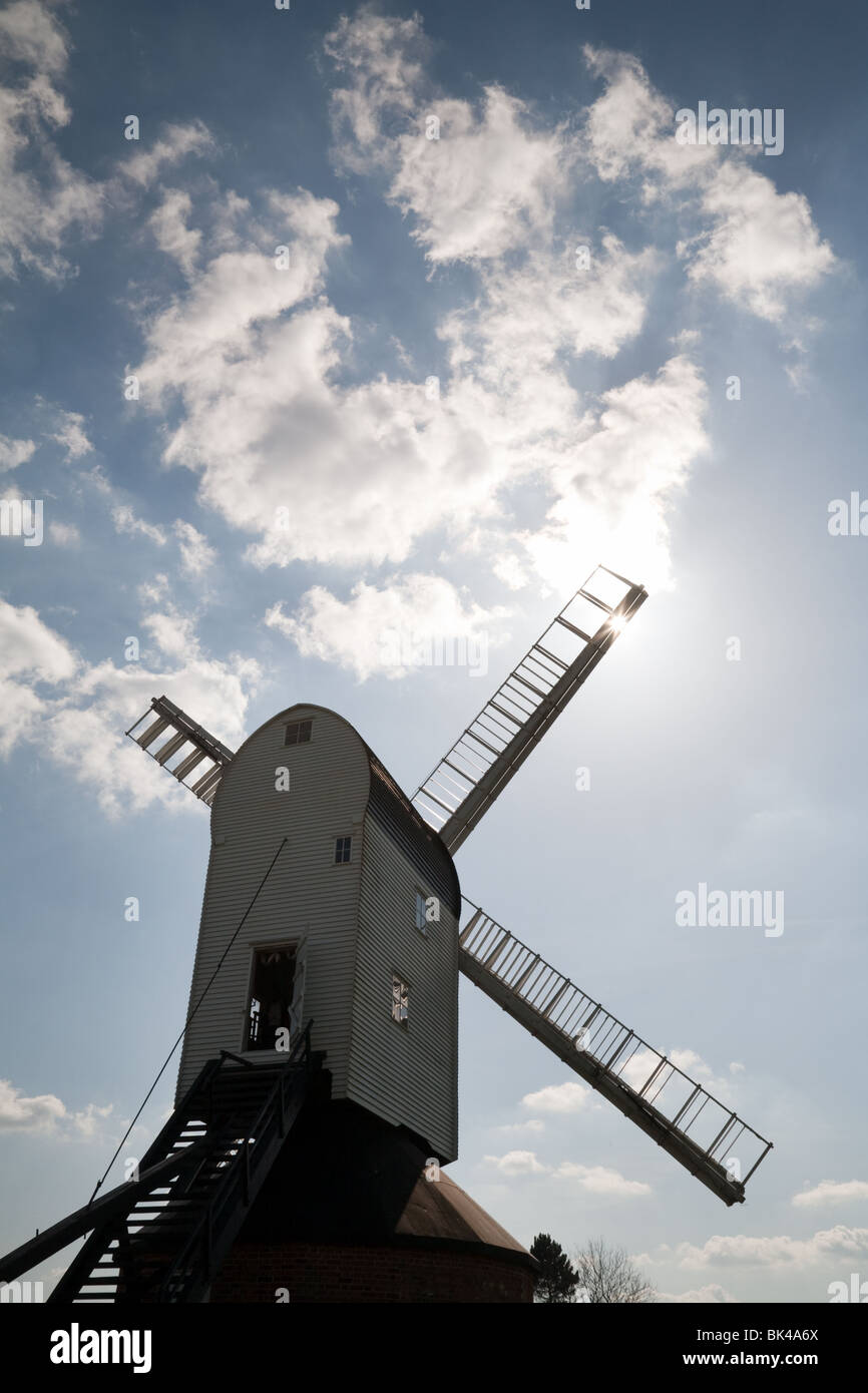 Mountnessing Bockwindmühle, Mountnessing, Essex UK Stockfoto