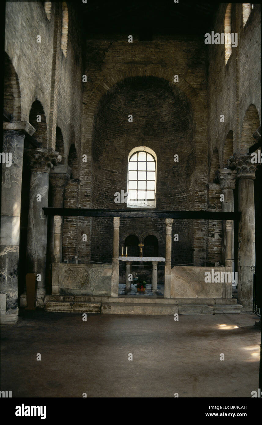 In der patriarchalischen Basilika, Aquileia, Italien Stockfoto