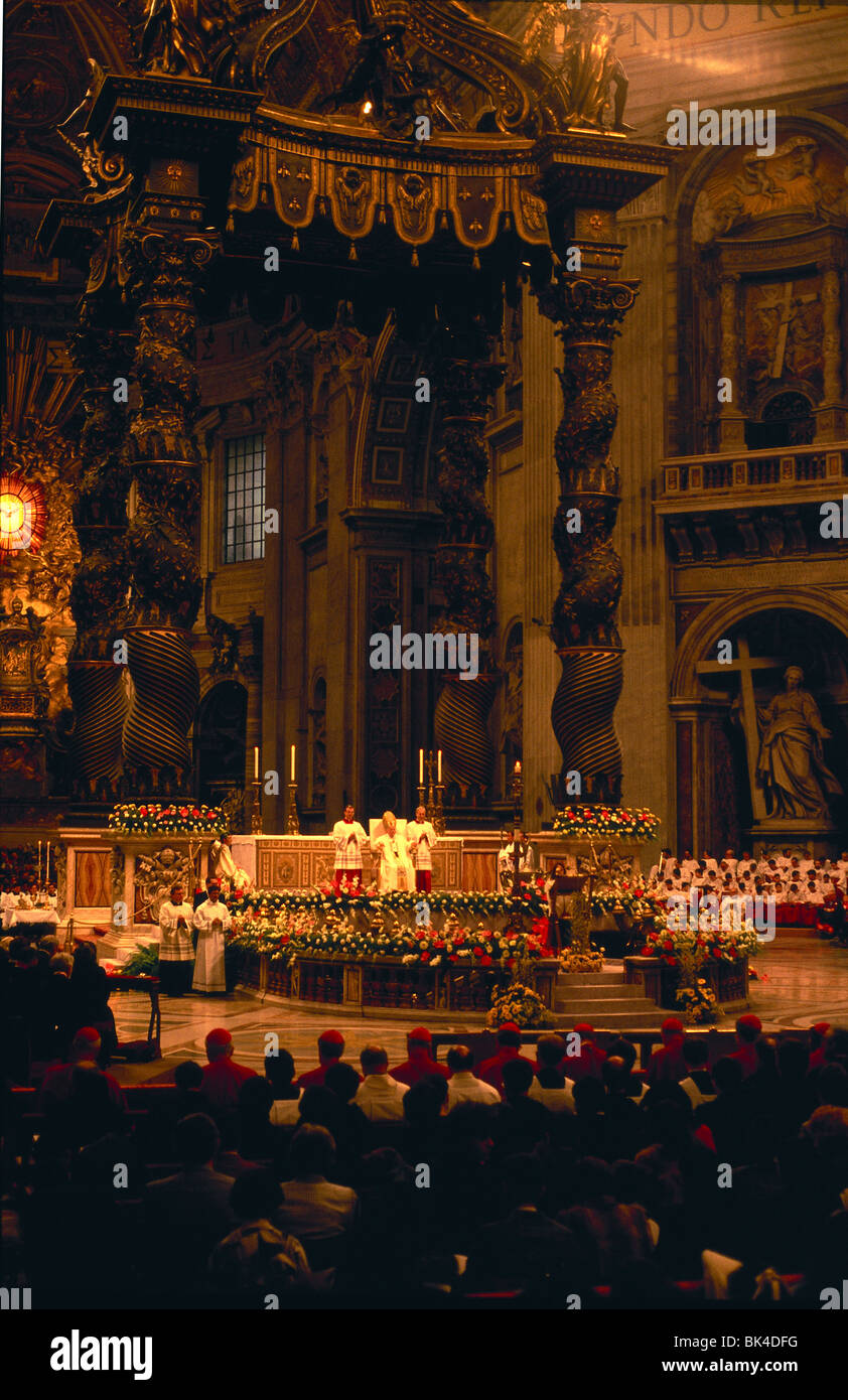 Papst Johannes Paul II. Im Petersdom, Vatikanstadt, Rom, Italien