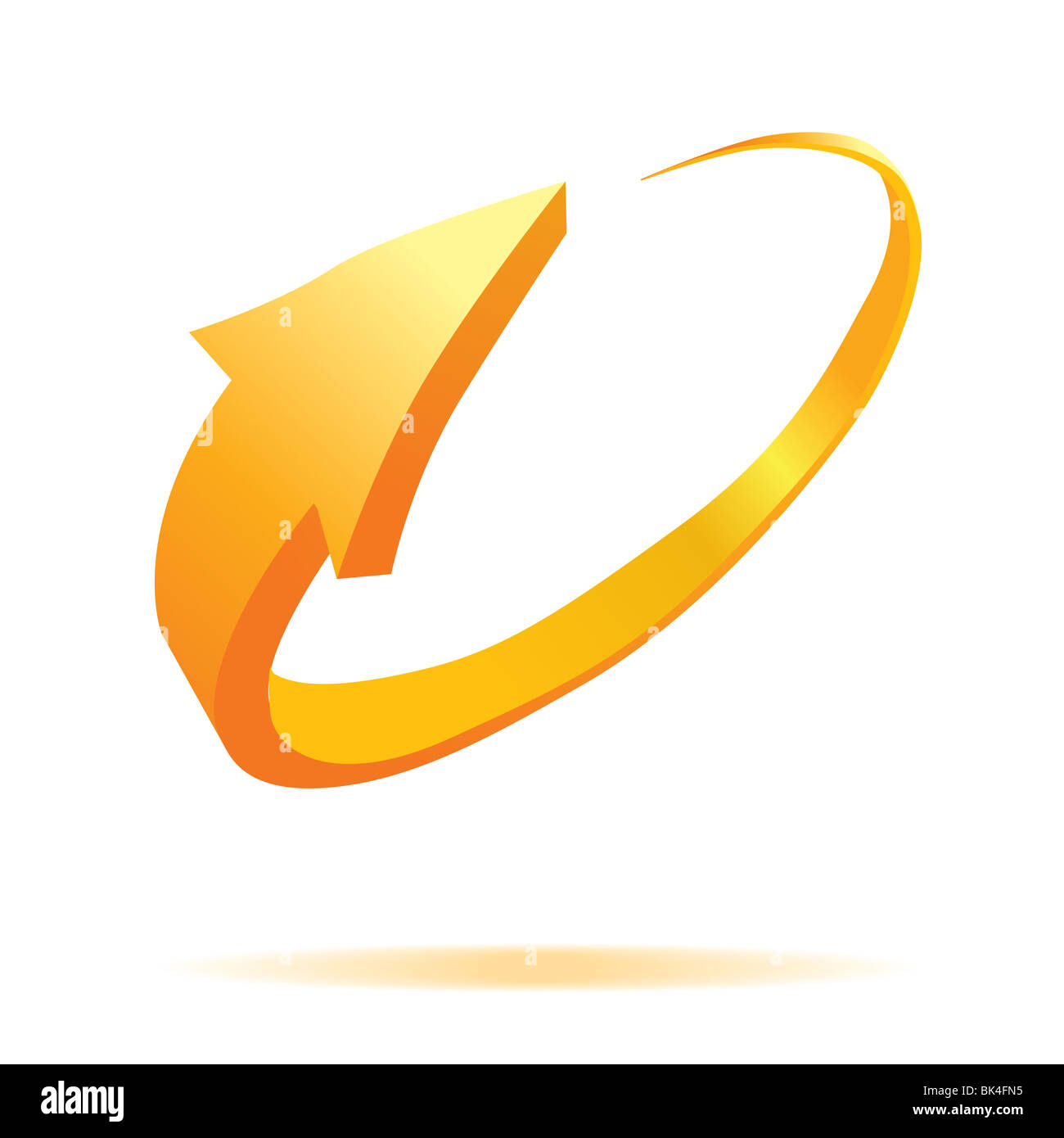 3D Internet Symbol Pfeile Stockfoto