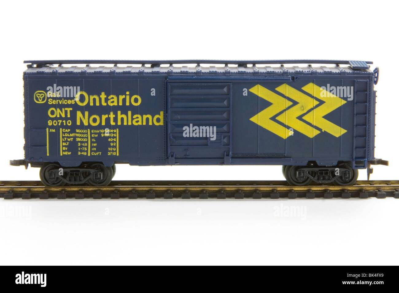 HO Skala Modellbahn-Auto Stockfoto